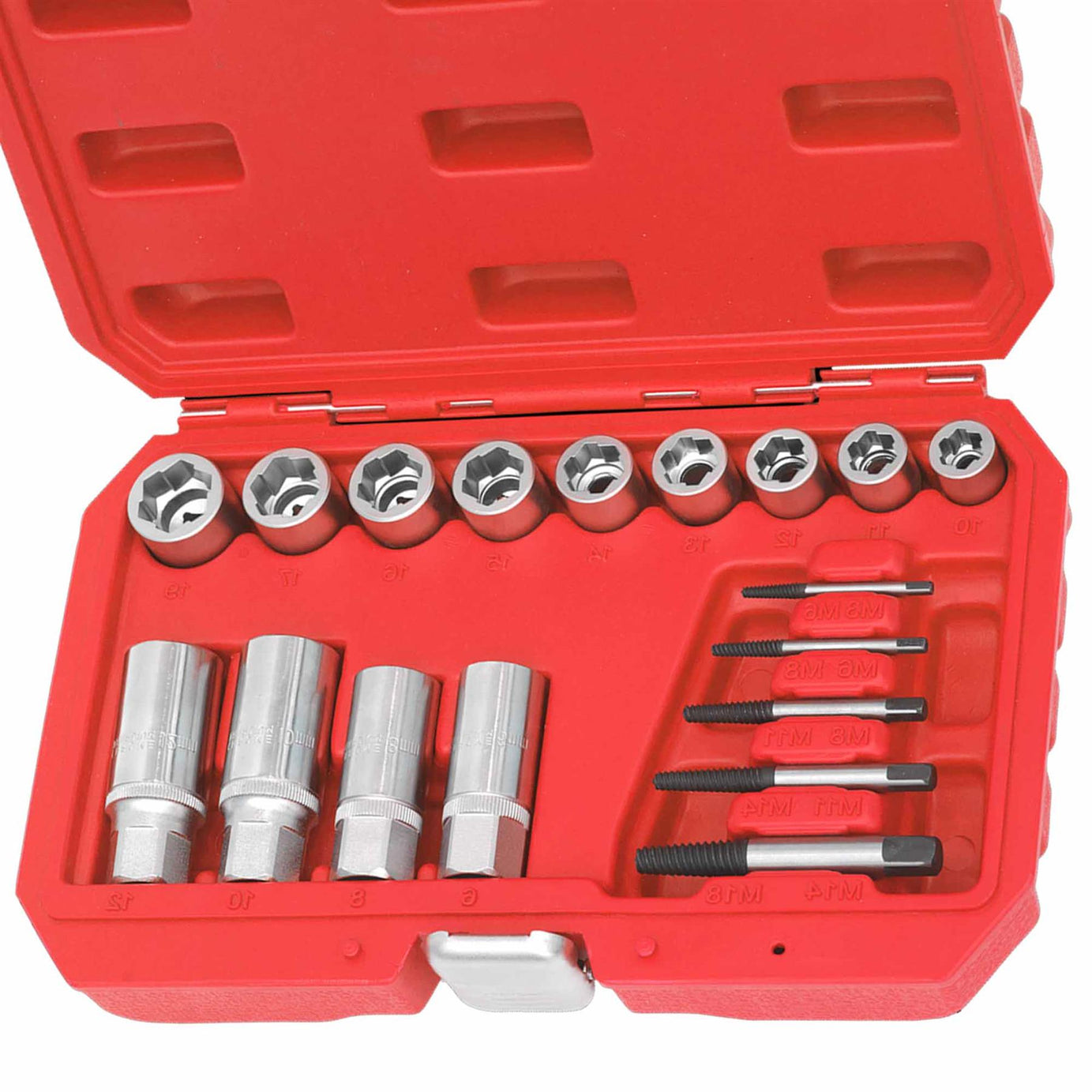 Sealey Bolt, Stud & Screw Extractor Set 18pc