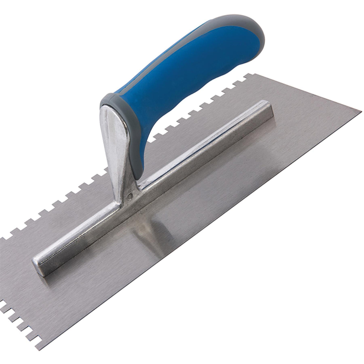 Adhesive Trowel 280mm Soft Grip Handle adhesive applying tiles on floors & walls