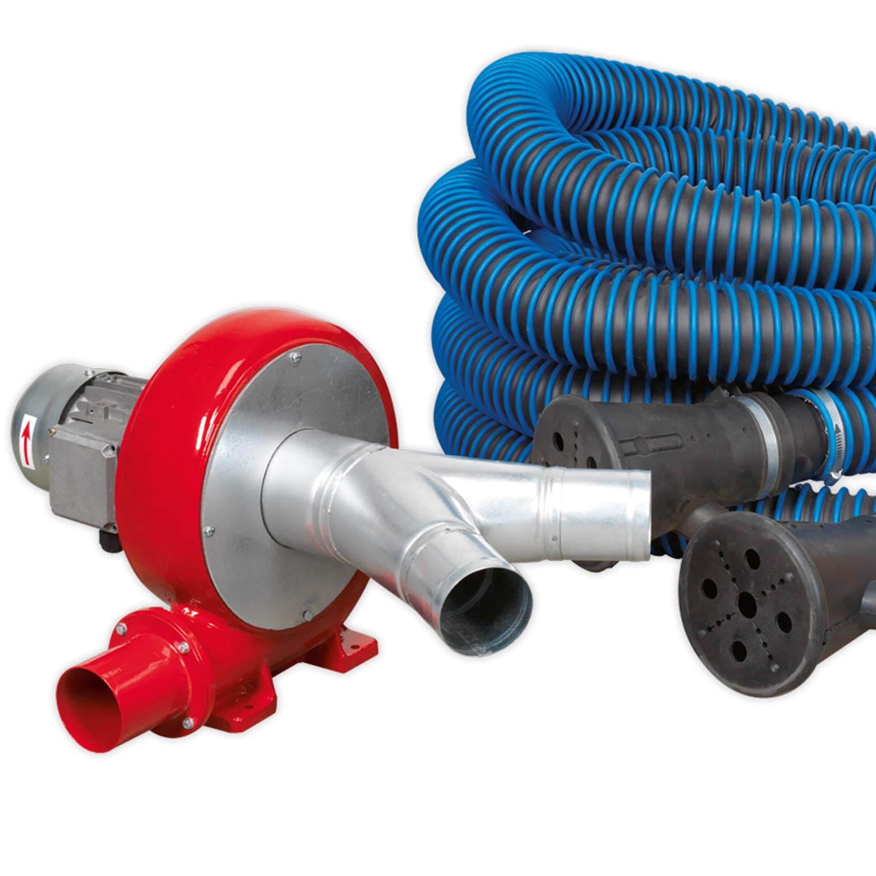 Sealey Exhaust Fume Extraction System 230V - 370W - Twin Duct