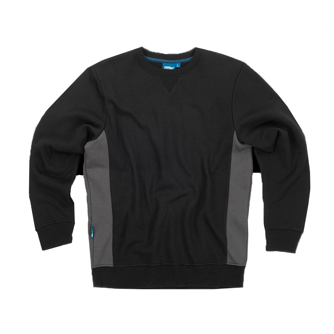 Tough Grit 2-Tone Trade Tech Windproof Sweatshirt Black/Charcoal XXL