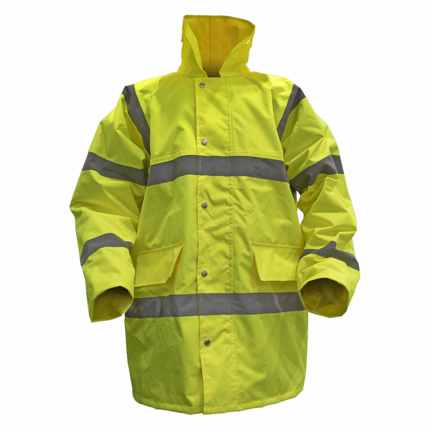 Sealey High Visibility Road Safety Jacket Motorway Yellow Waterproof XX-Large