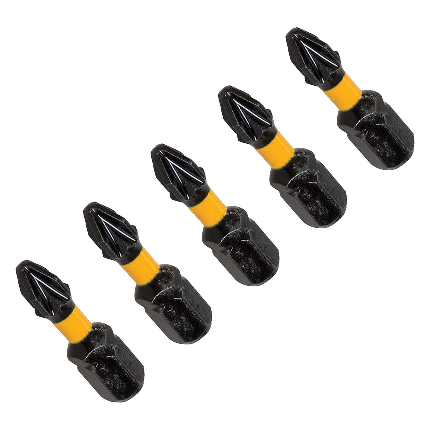 IMPACT SCREWDRIVER BITS PZ2 POZI 1 2 3 HEAD 25MM SCREW DRIVER BIT X 5