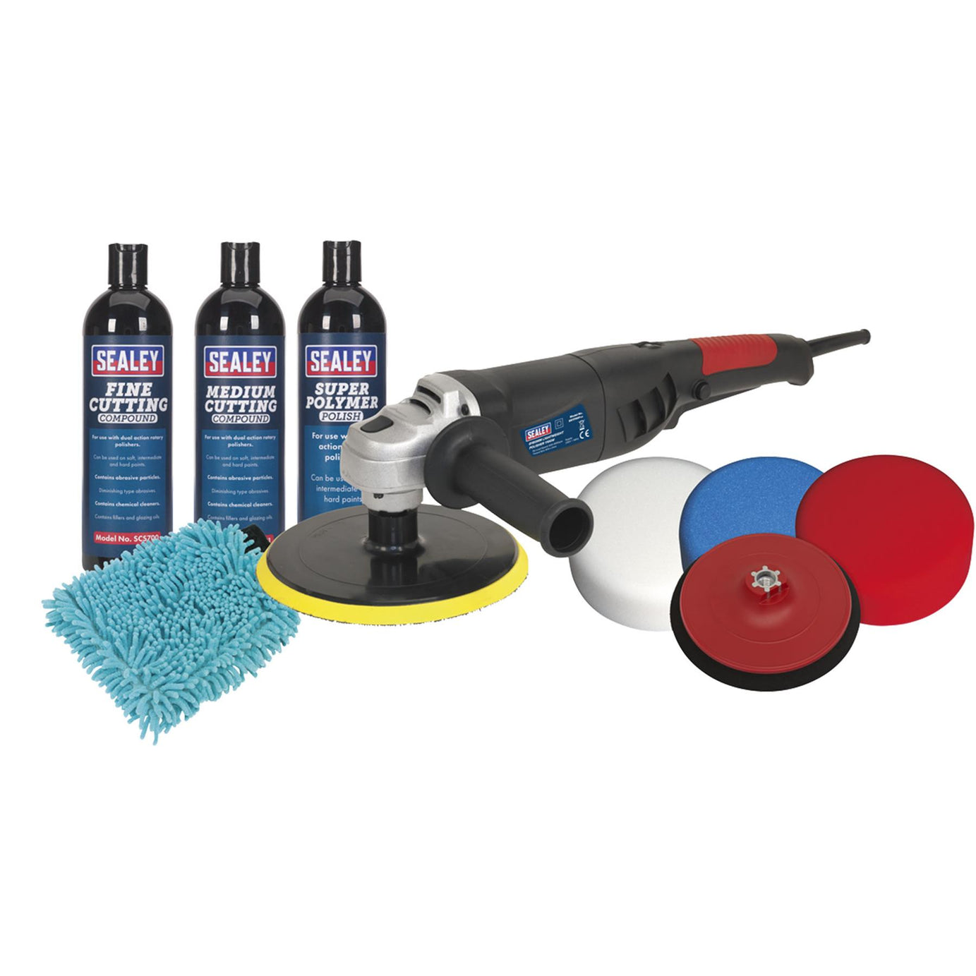 Sealey 180mm Pro Polishing & Compounding Kit 1100W/230V