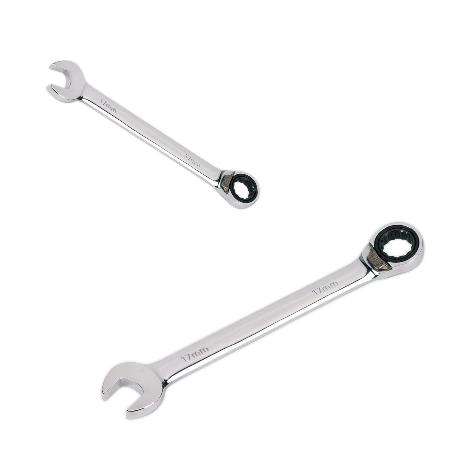 Sealey Reversible Ratchet Combination Spanner 17mm