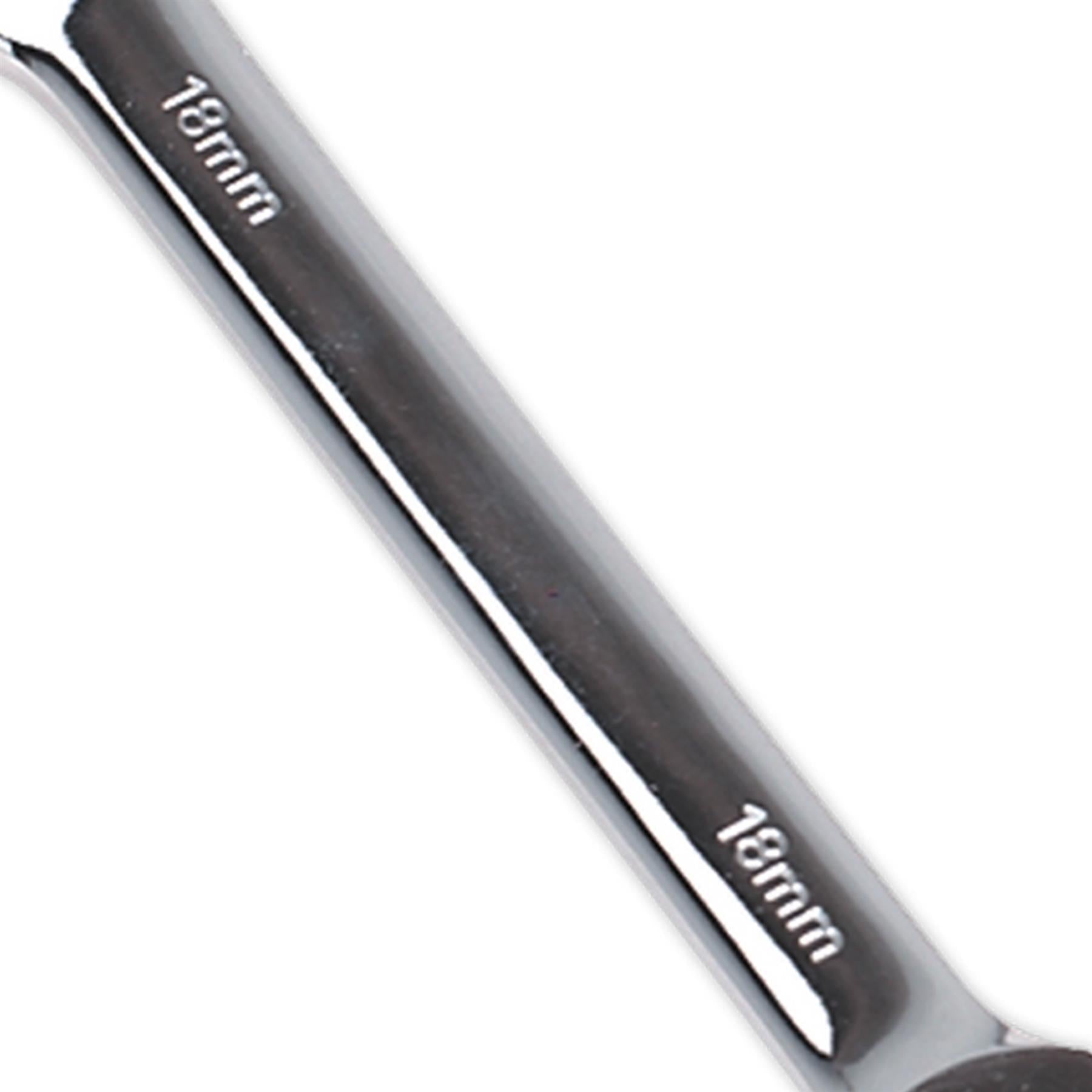 Sealey Flexi-Head Ratchet Combination Spanner 18mm