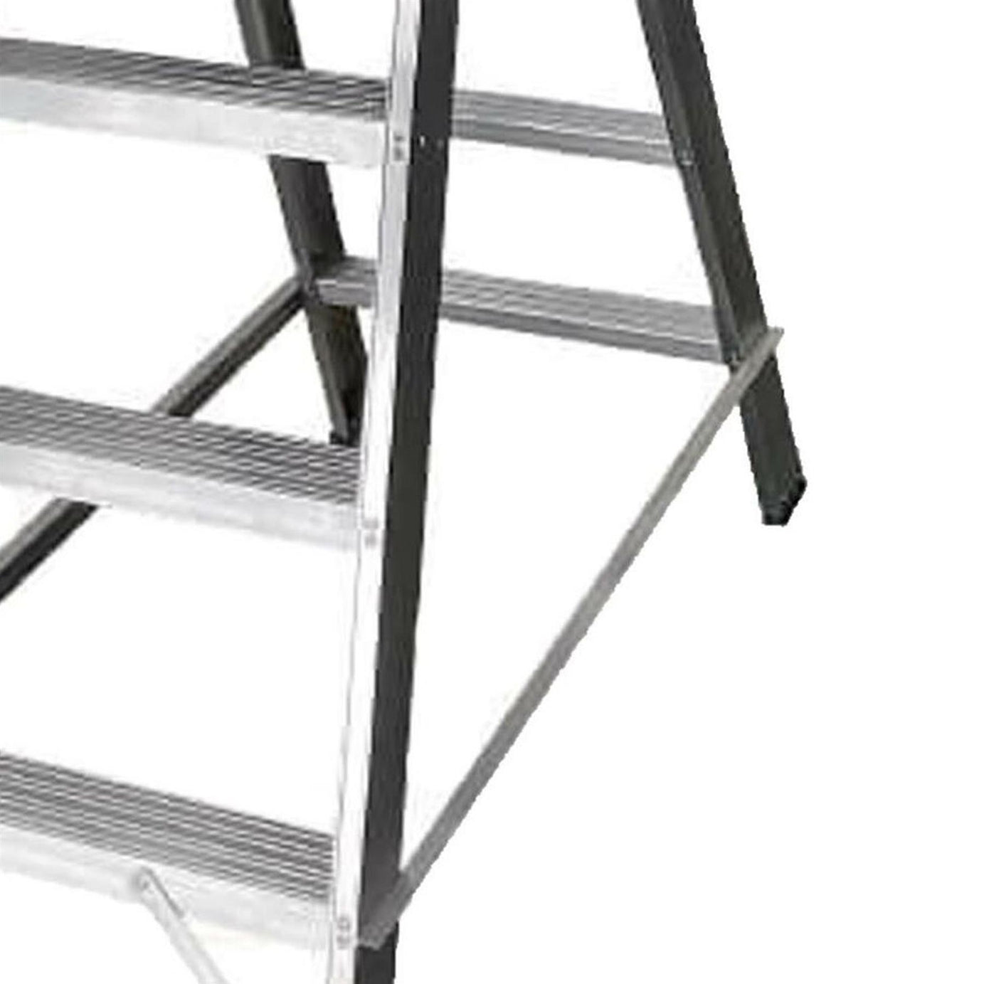 Dapetz Aluminium 5 Tread Double Sided Machine Step Ladder, 150 Kg, Made In Uk