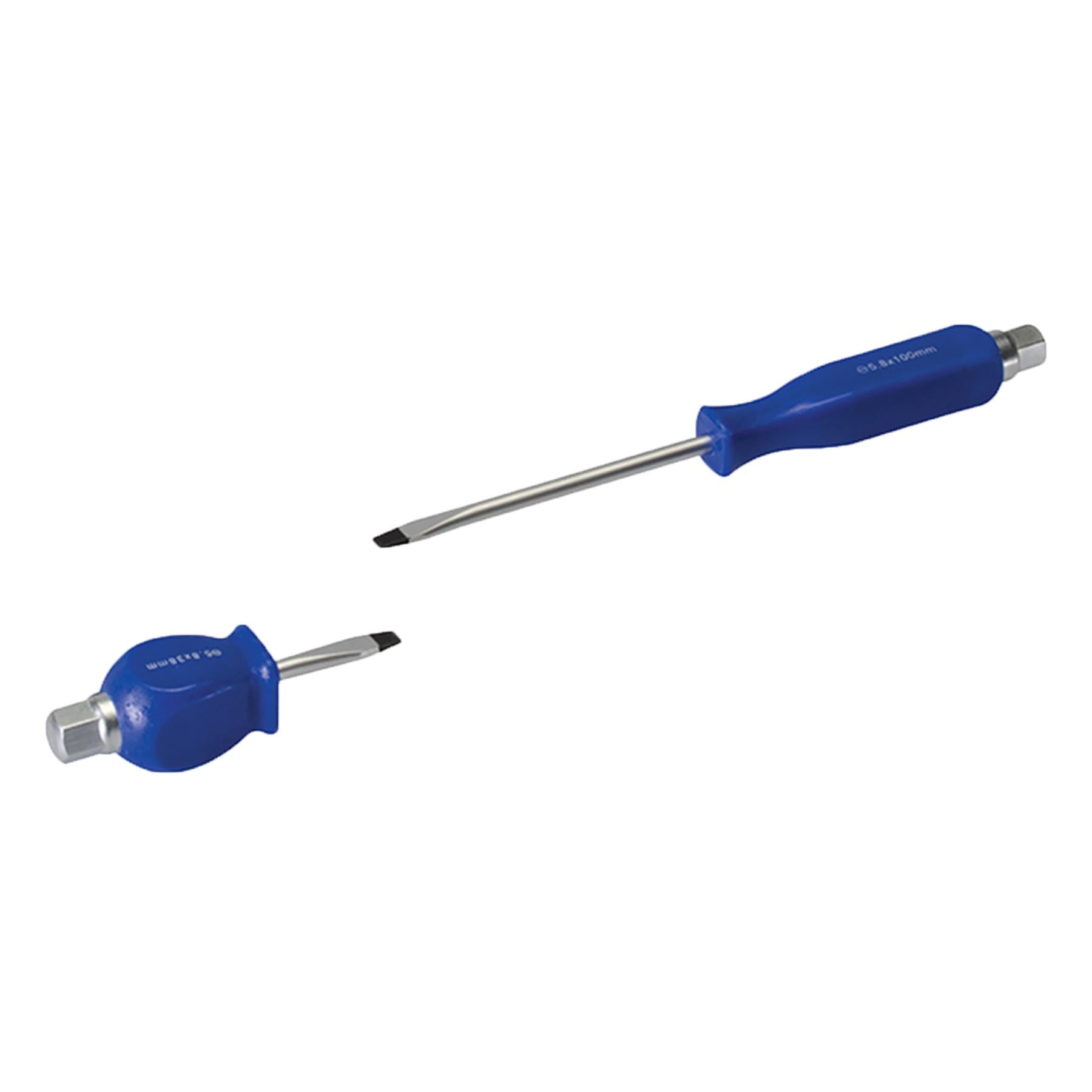 12Pce Engineers Screwdriver Set Chrome Vanadium Steel Blades Magnetic Tips