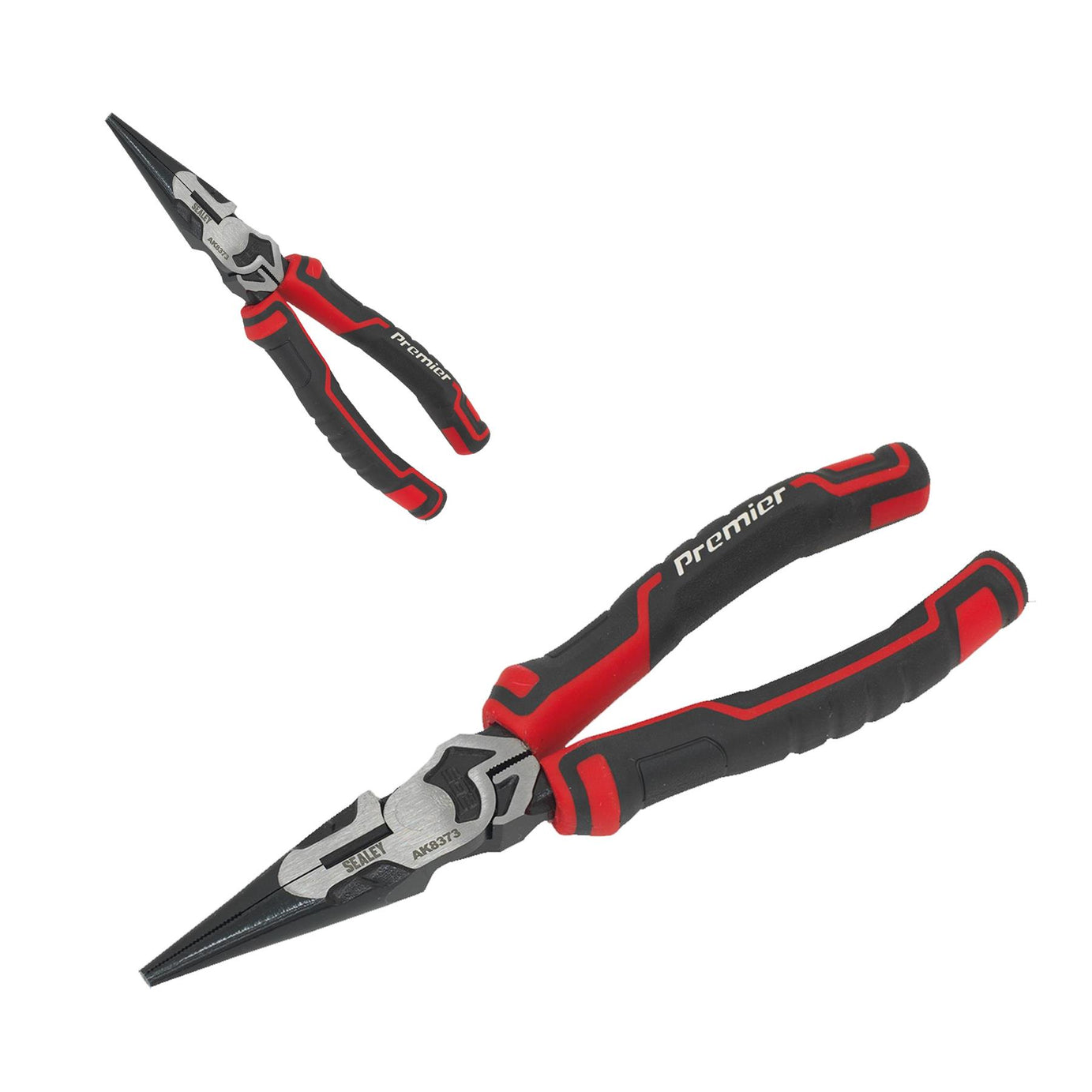 Sealey Long Nose Pliers High Leverage 200mm