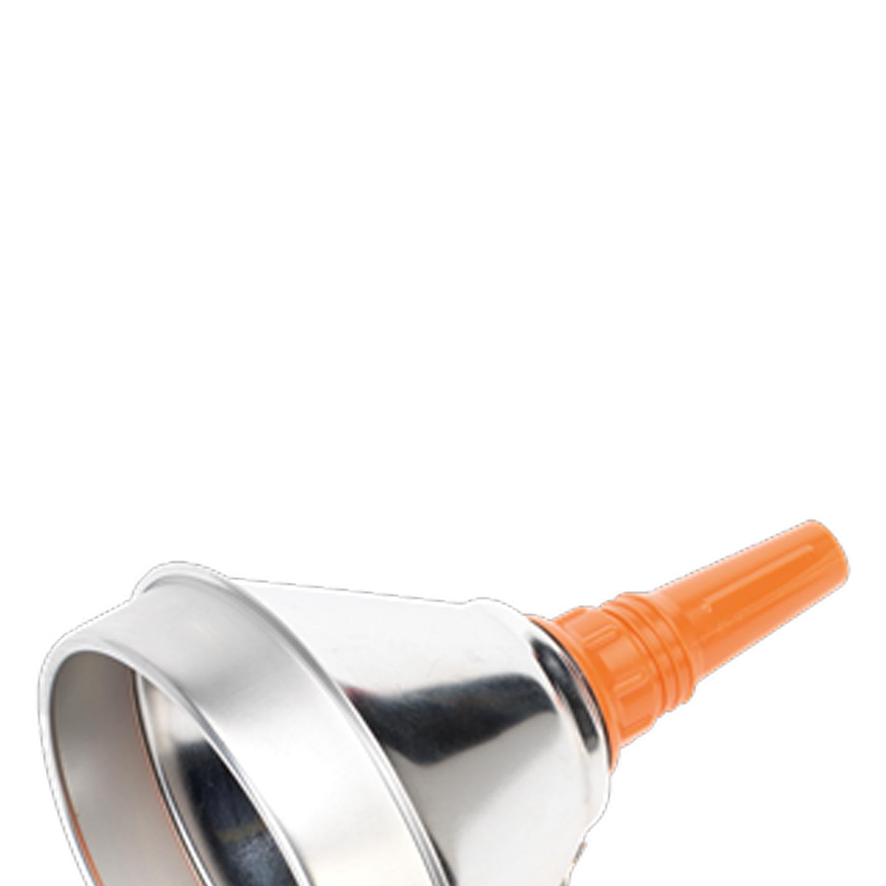 Sealey Funnel Metal with Flexible Spout & Filter �160mm