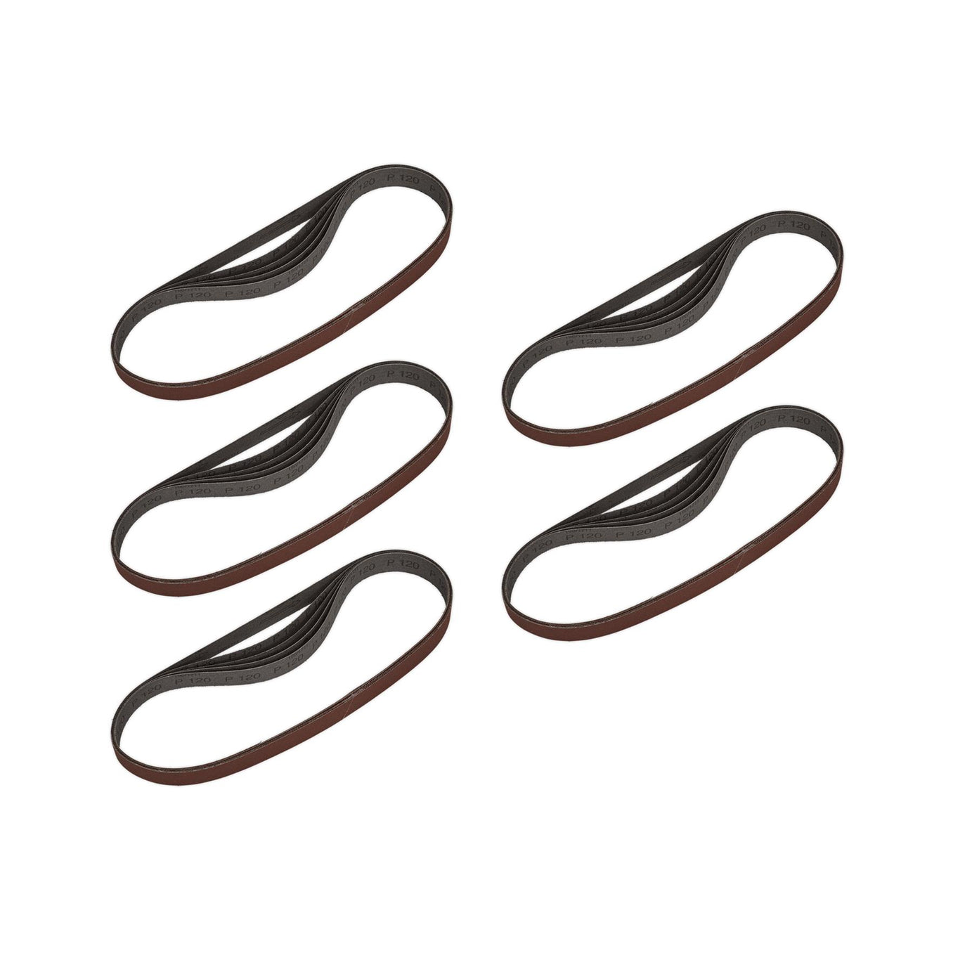Sealey Sanding Belt 25 x 762mm 120Grit Pack of 5