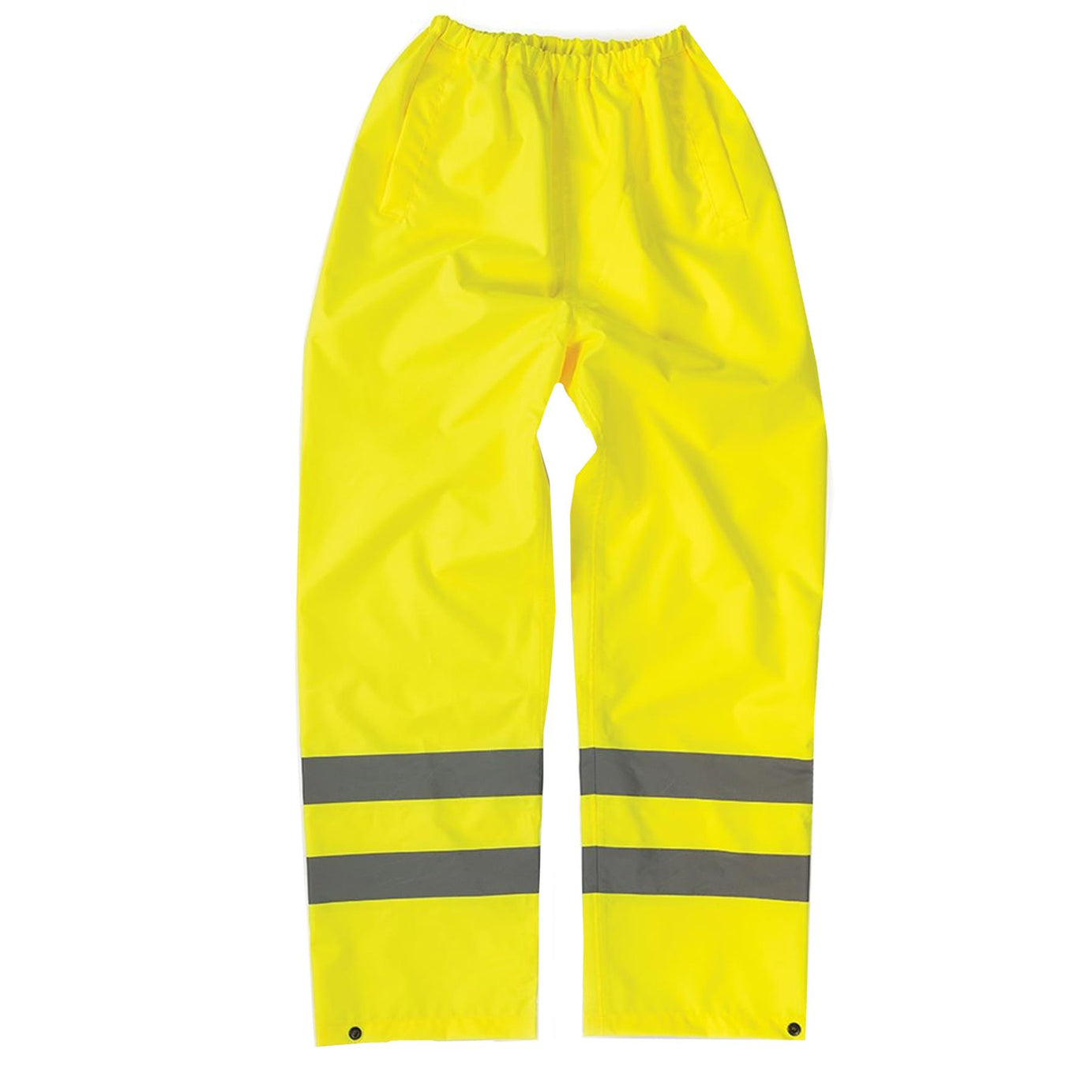 Tough Grit Waterproof Rain Over Trouser High Vis Mens Elastic Pants S