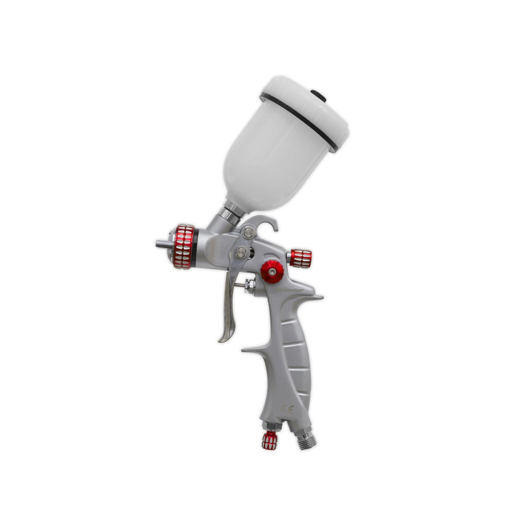 Sealey HVLP Gravity Feed Touch-Up Spray Gun 1mm Set-Up