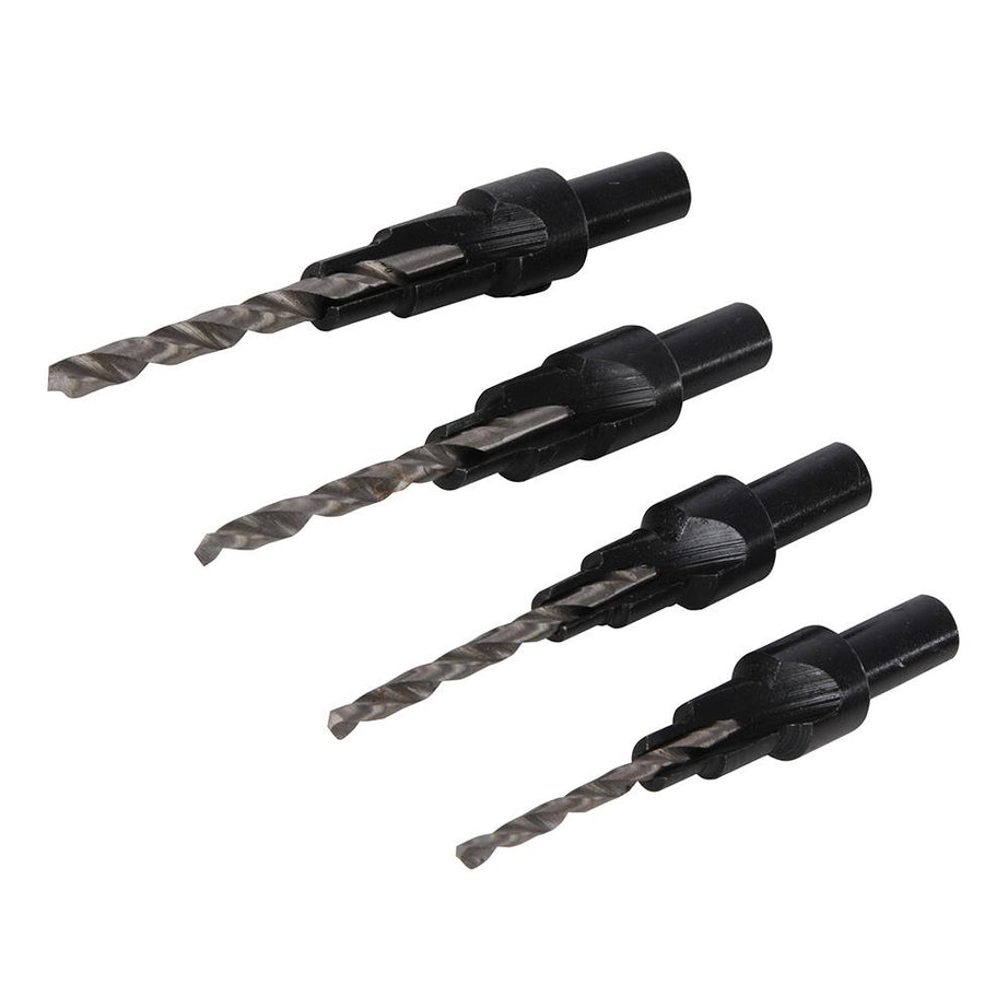 4Pc Screw Sink Set Pilot Clearance Countersink Hss Hole Digger Quality