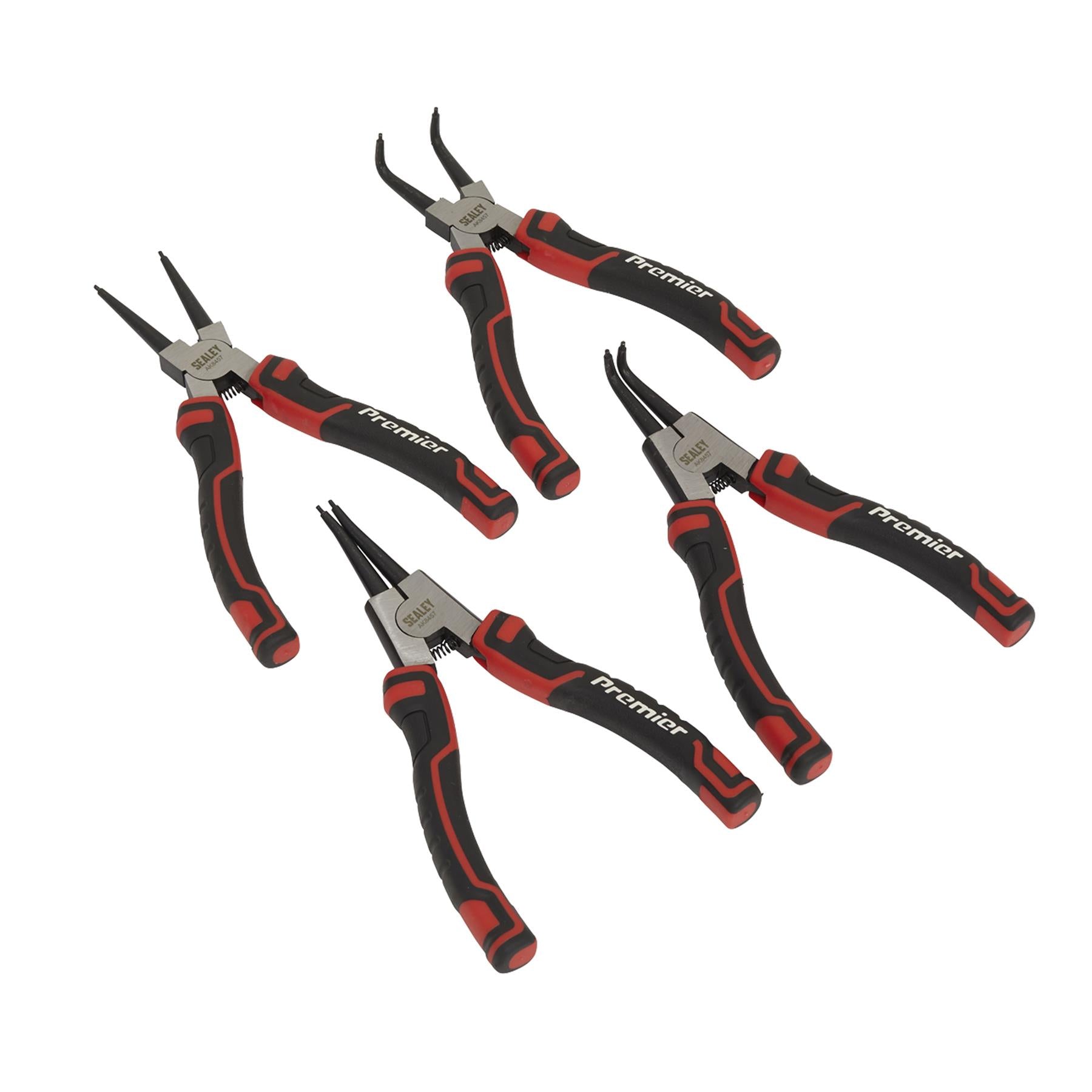 Sealey Circlip Pliers Set 4pc 180mm