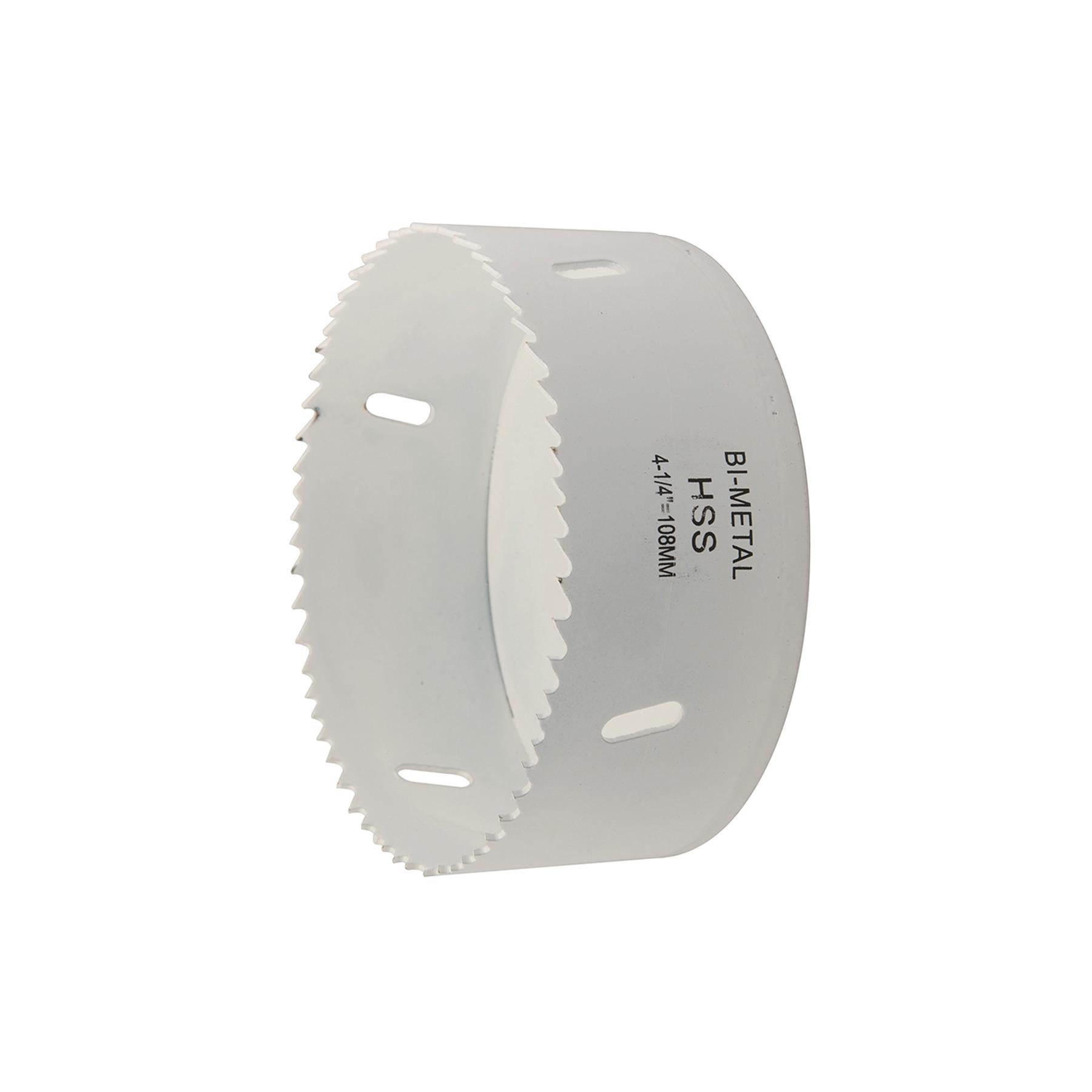 Heavy Duty Variable Pitch Bi-Metal 108mm Holesaw Steel Wood Metal Pvc Fast Clean