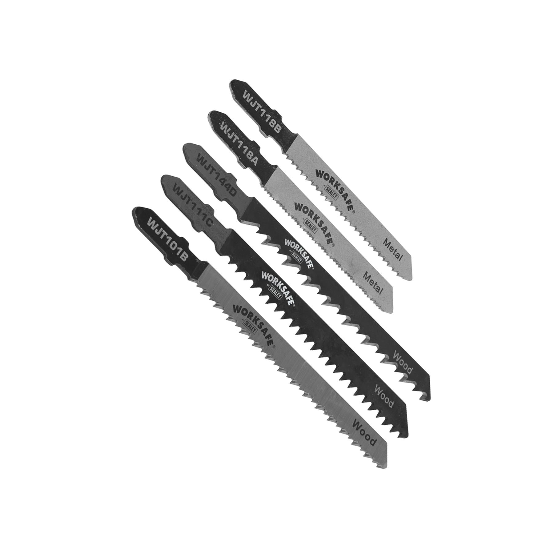 Sealey Assorted Jigsaw Blades - Pack of 5
