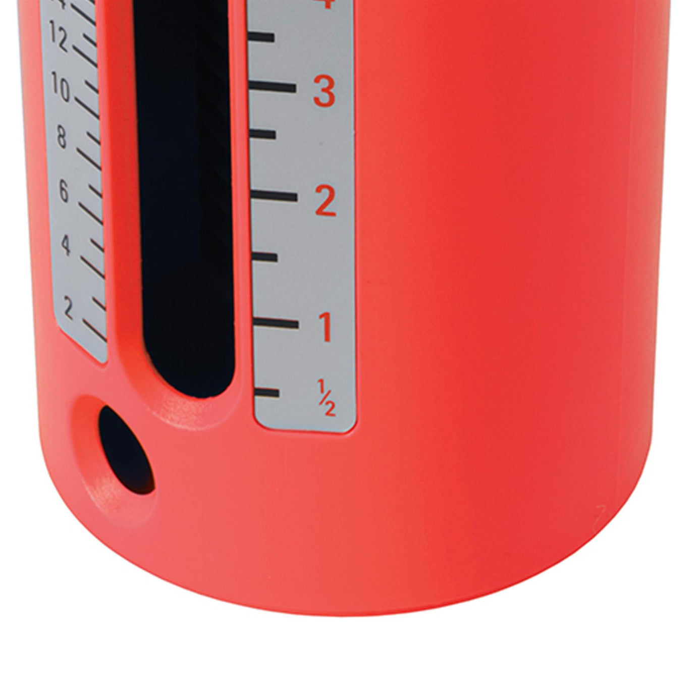 Flow Measure Cup Red Impact-Resistant Abs Construction 2.5-22Ltr/1/2-5 Gallons