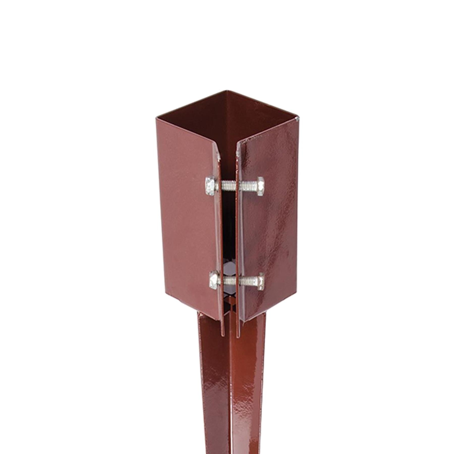 Fence Post Spike Support Holders Drive Down 750mm 3" 75 mm Like Metpost Holder 8PC