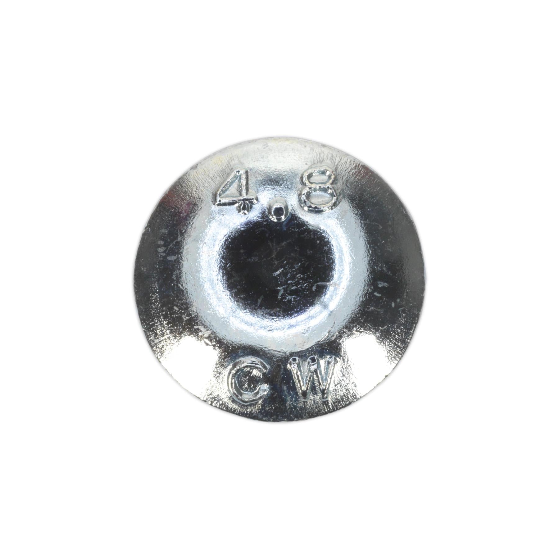 Sealey Coach Bolt & Nut DIN 603 M6 x 75mm Zinc Pack of 100