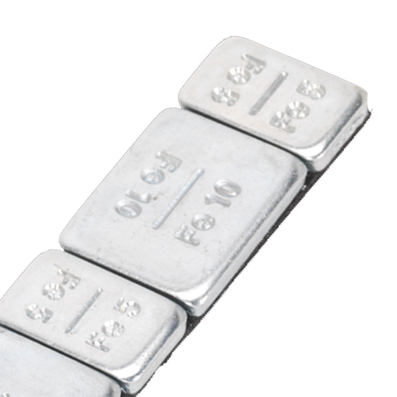 Wheel Weight 5 & 10g Adhesive Zinc Plated Steel Pk of 100x8 Sealey