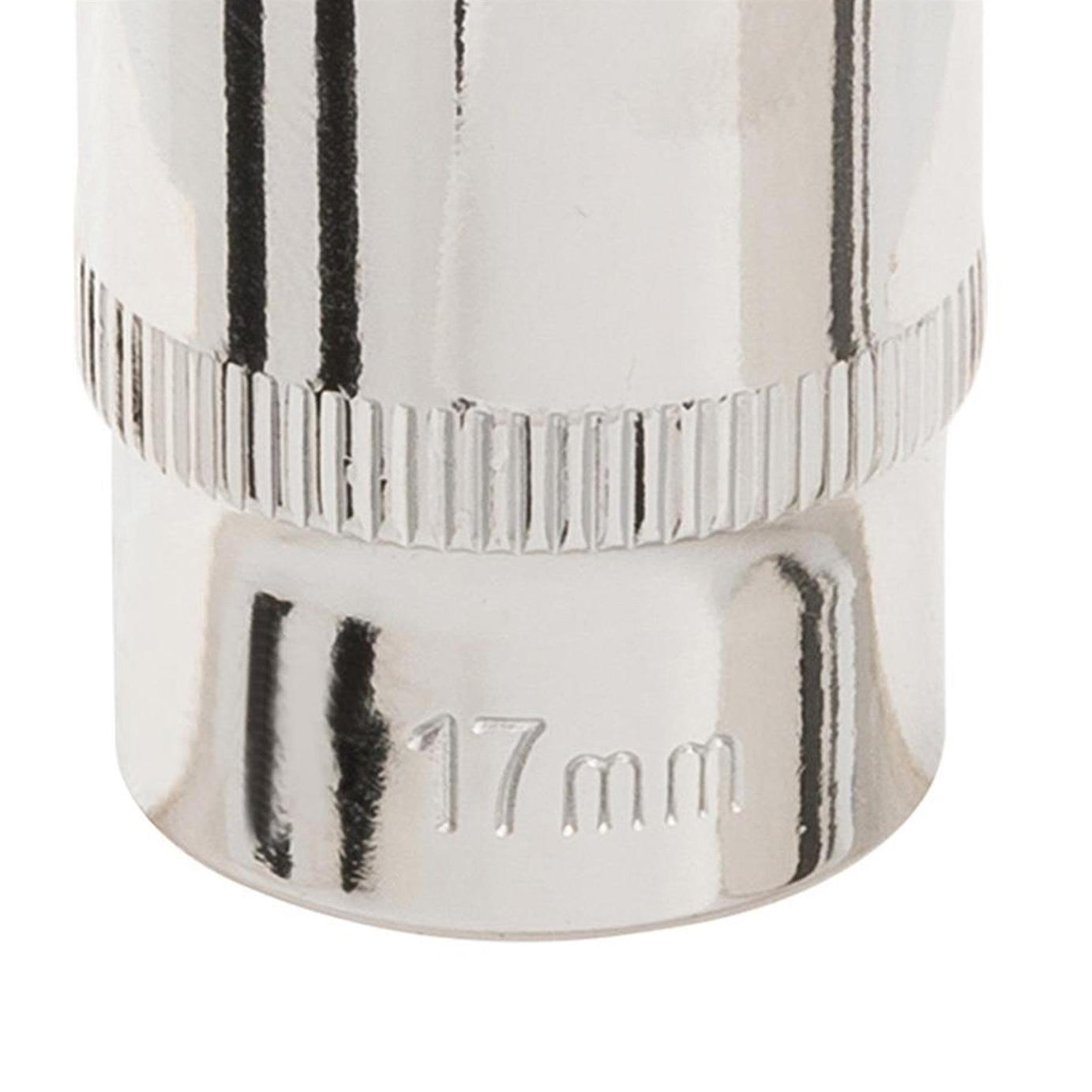 Socket 3/8" Drive Metric Hex Square 17mm Individual Hex Polished Crv Tool