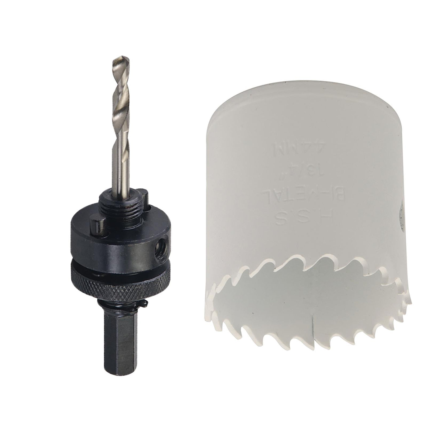 Arbor Included HoleSaw Sets HSS Bi Metal Hole saws Metal Wood Plastic 44mm