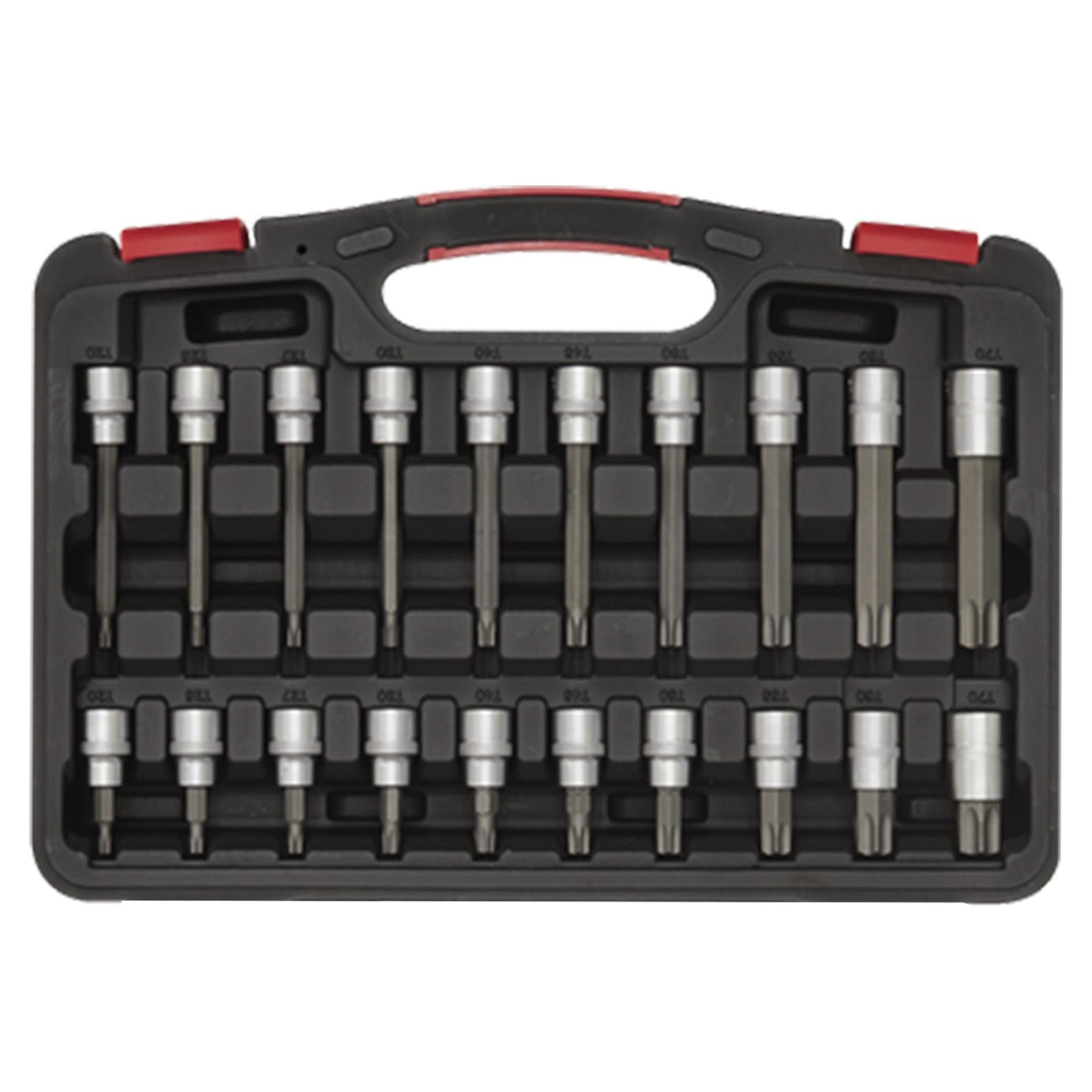 Sealey TRX-Star* Socket Bit Set 32pc 3/8"Sq Drive - Platinum Series