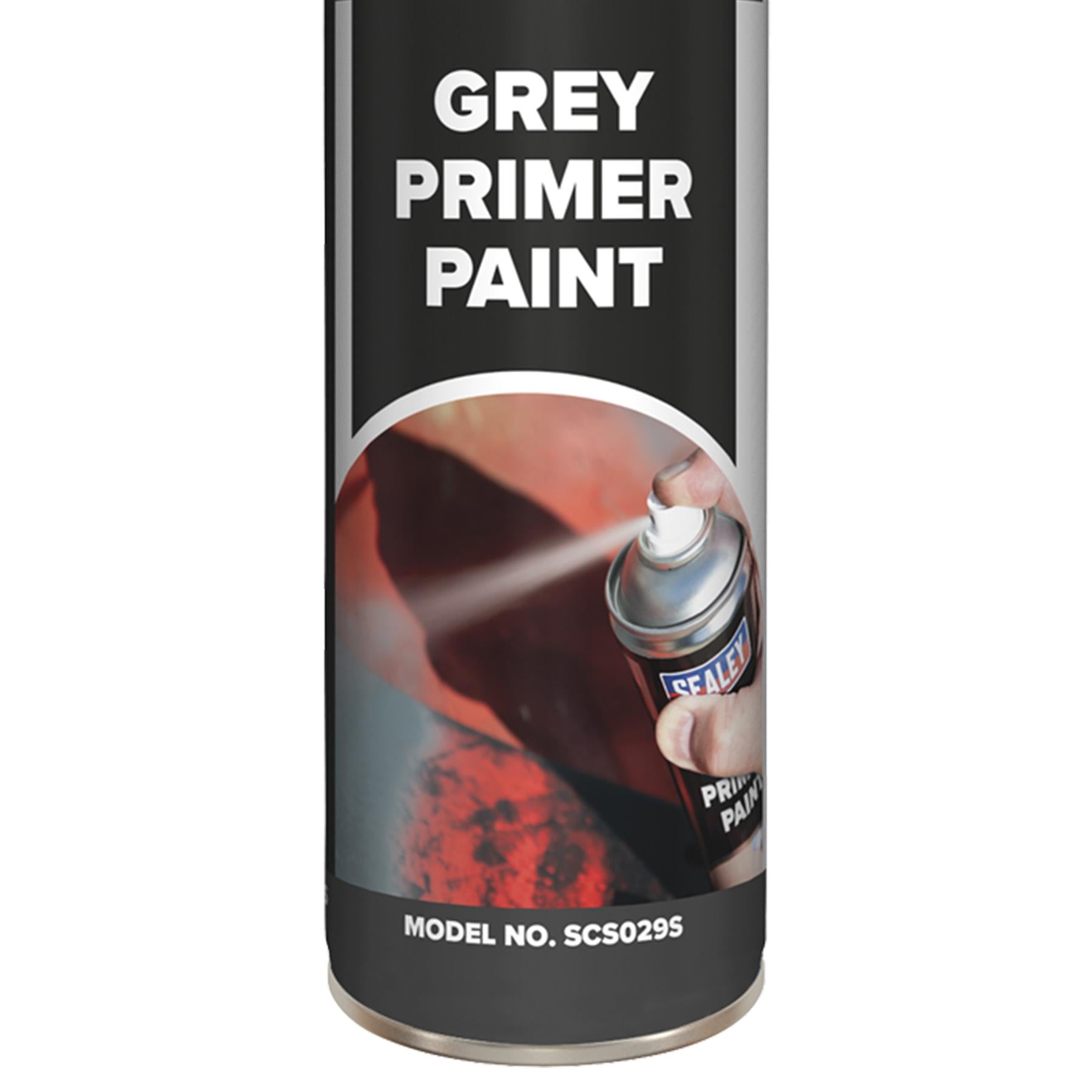 Sealey Grey Primer Paint 500ml Single