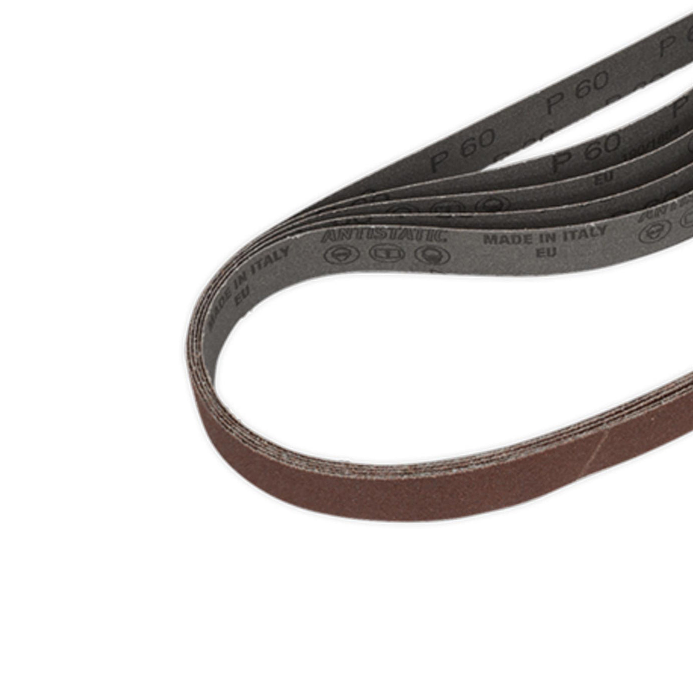 Sealey Sanding Belt 25 x 762mm 60Grit Pack of 5