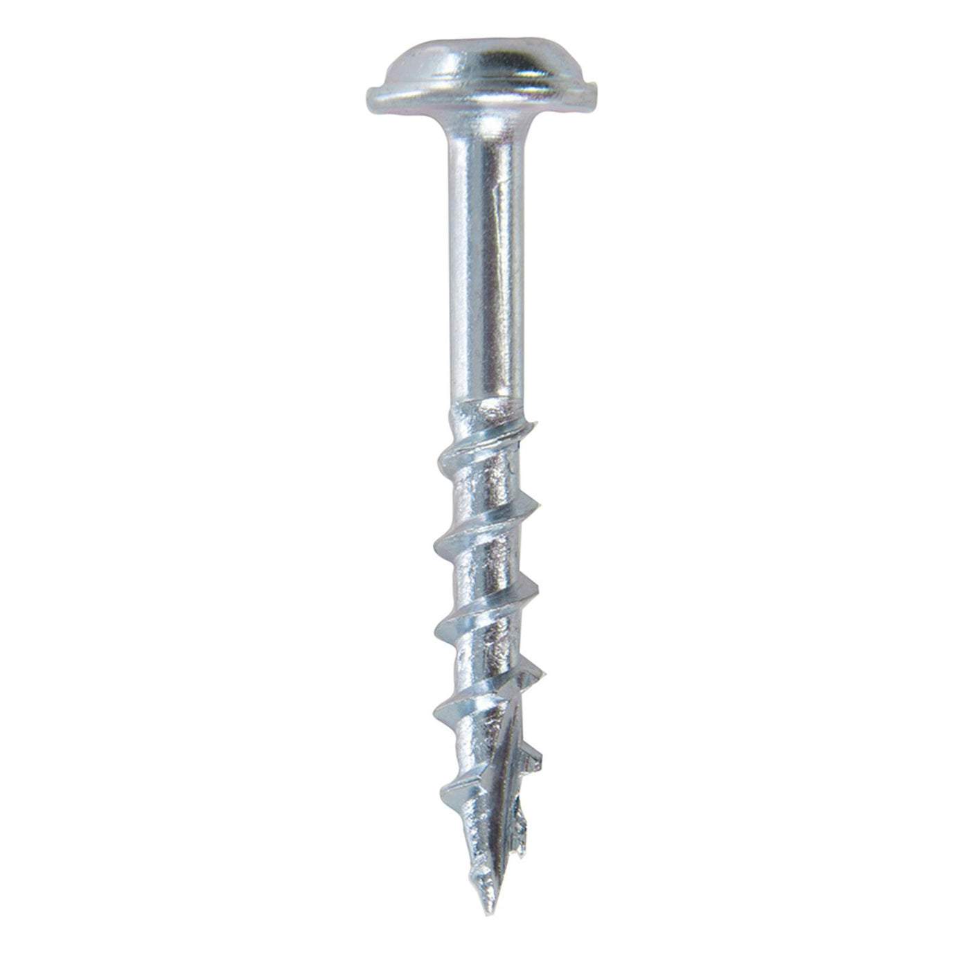 Zinc Pocket-Hole Screws Washer Head Coarse Thread Rust Resistant- 8x1-1/4" 250pk