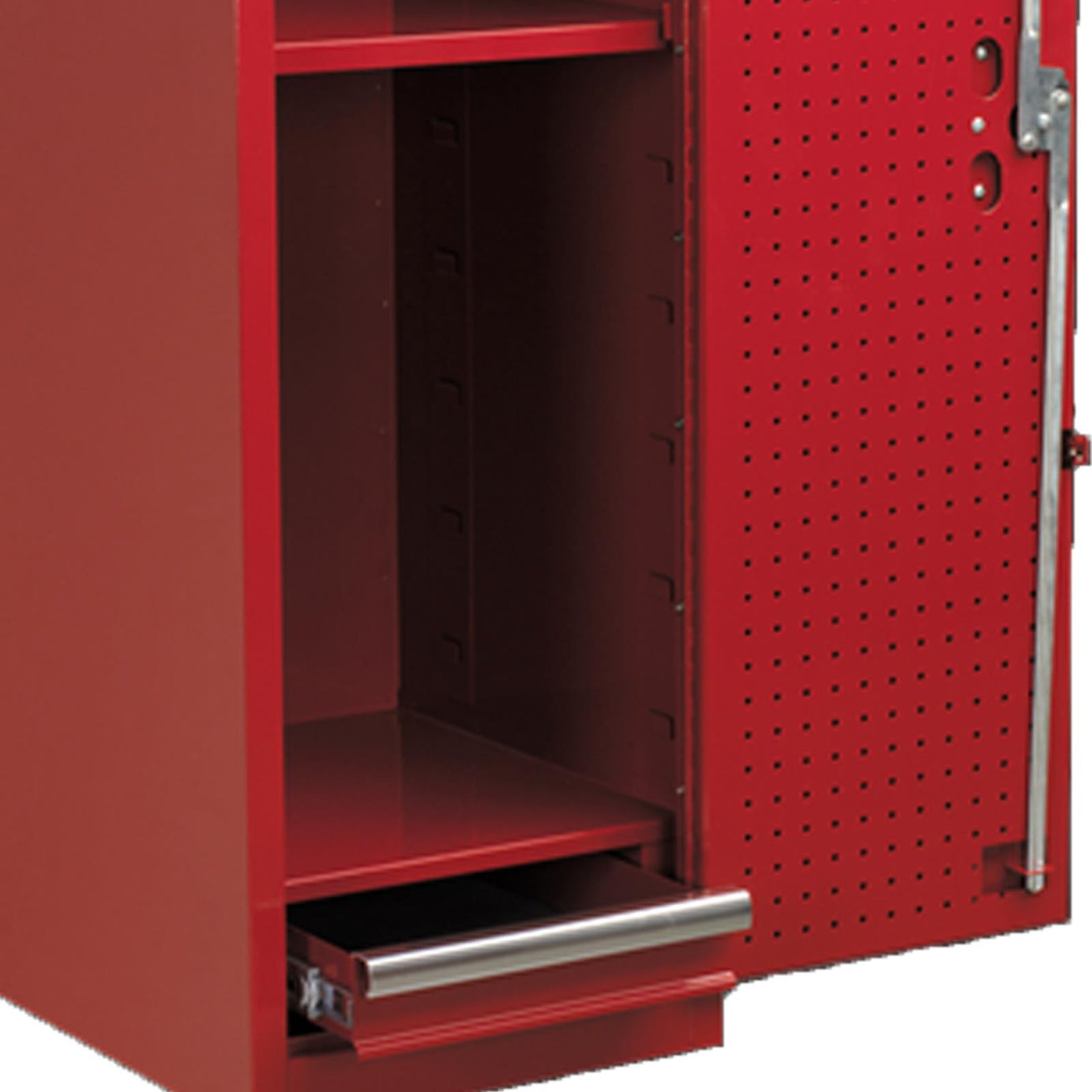 Sealey AP33519 Steel Metal Tool Box Hang On Locker Side Cabinet Red c/w Drawer
