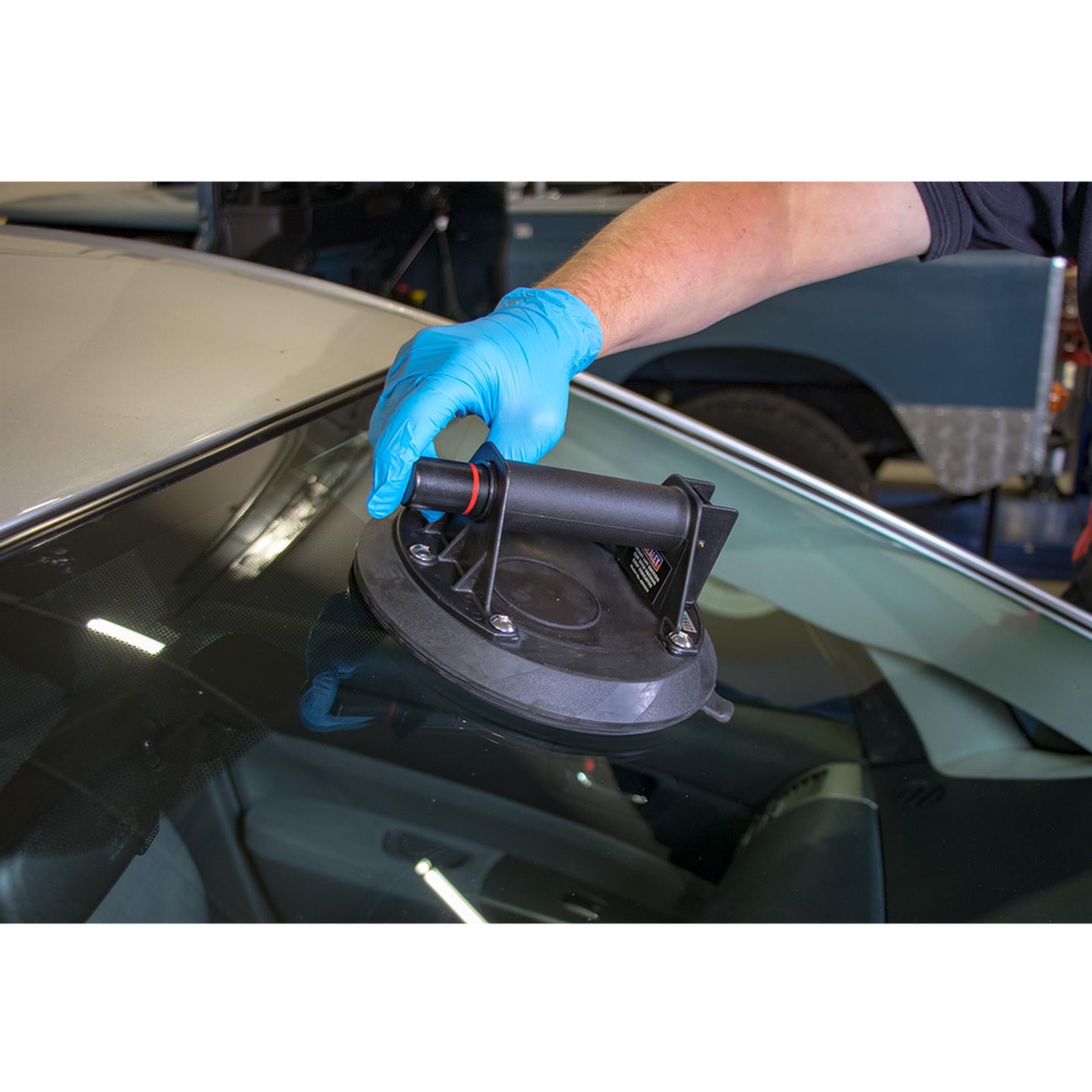 Sealey Heavy Lift Suction Cup with Vacuum Grip Indicator Storage Case