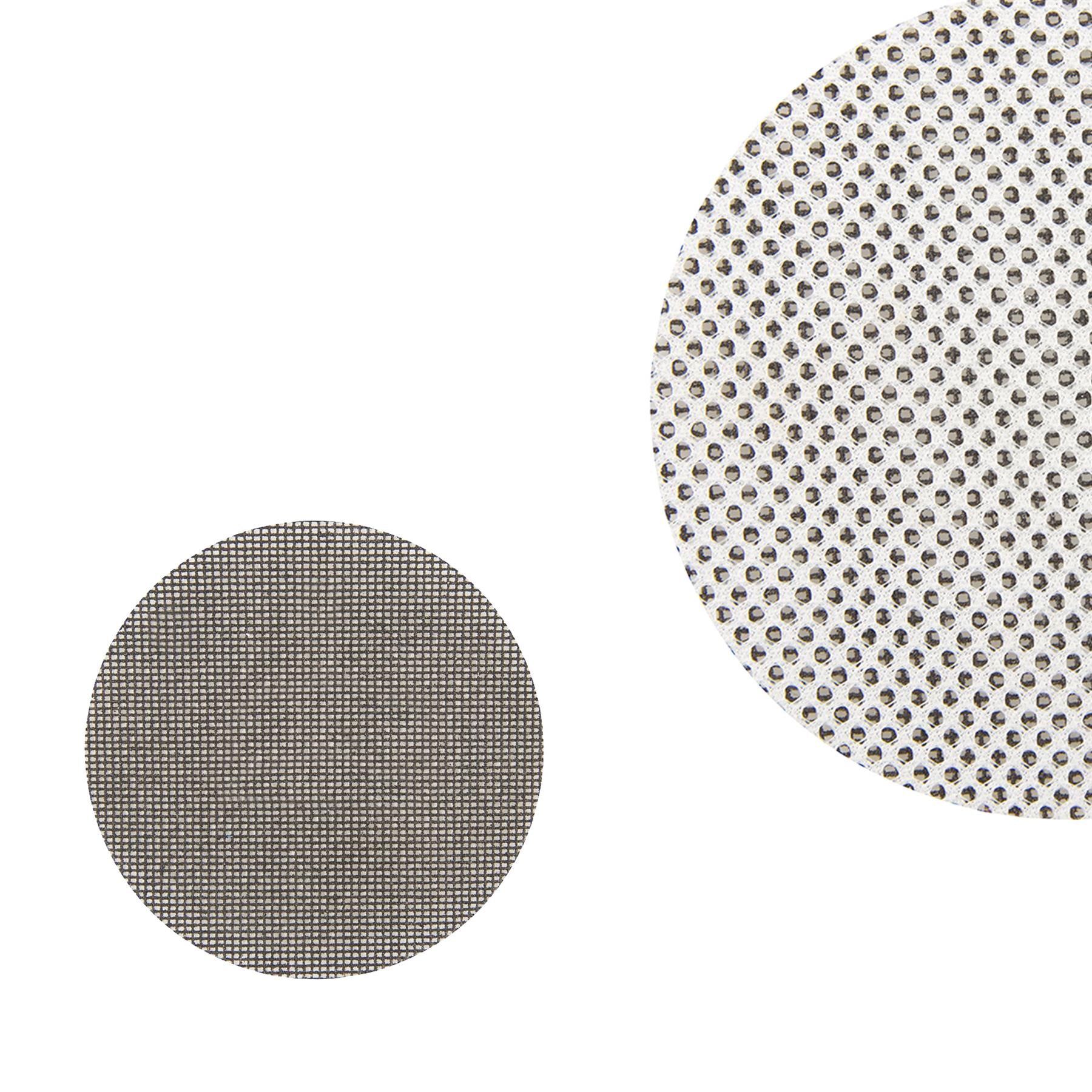10pc MESH Sanding Discs Hook & Loop Paper  150mm Mixed Grit