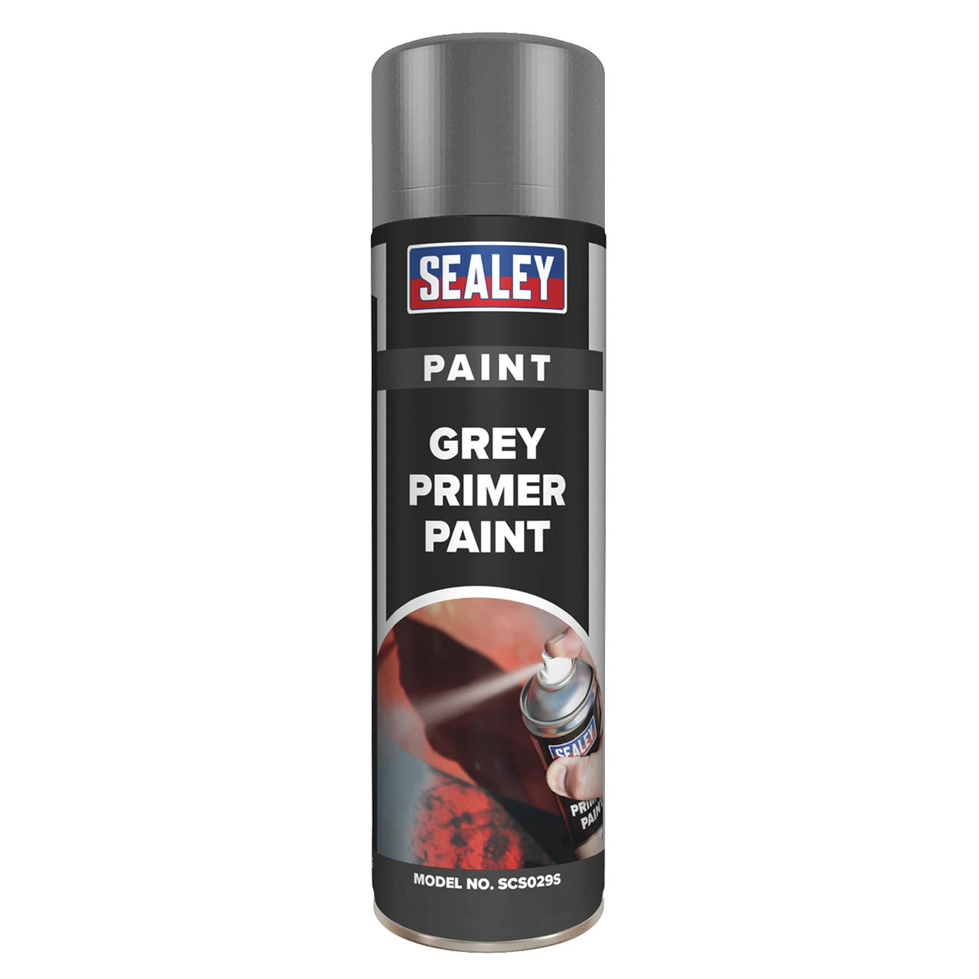 Sealey Grey Primer Paint 500ml Single