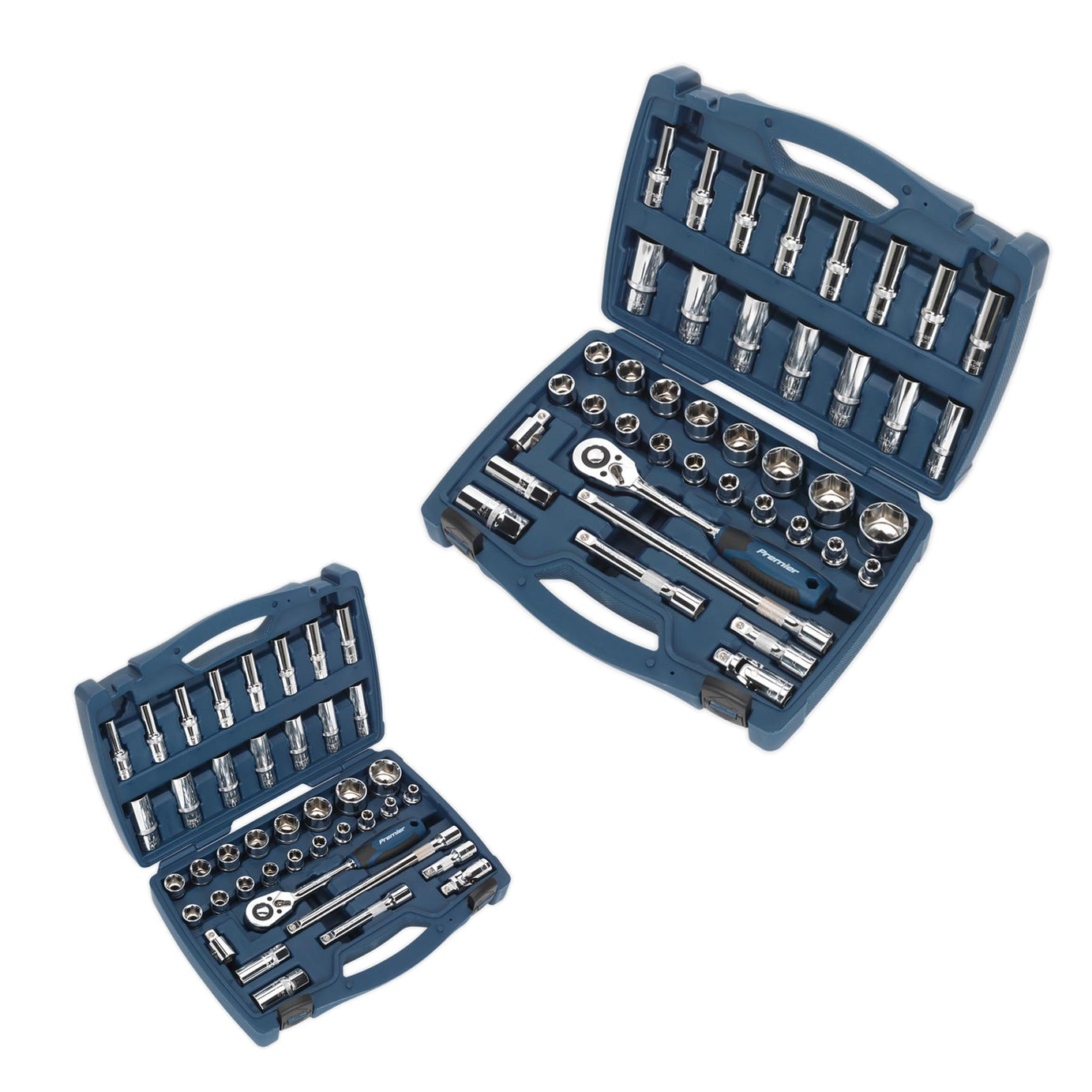 Sealey Socket Set 41pc 1/2"Sq Drive WallDrive® Metric Premier Carry Case