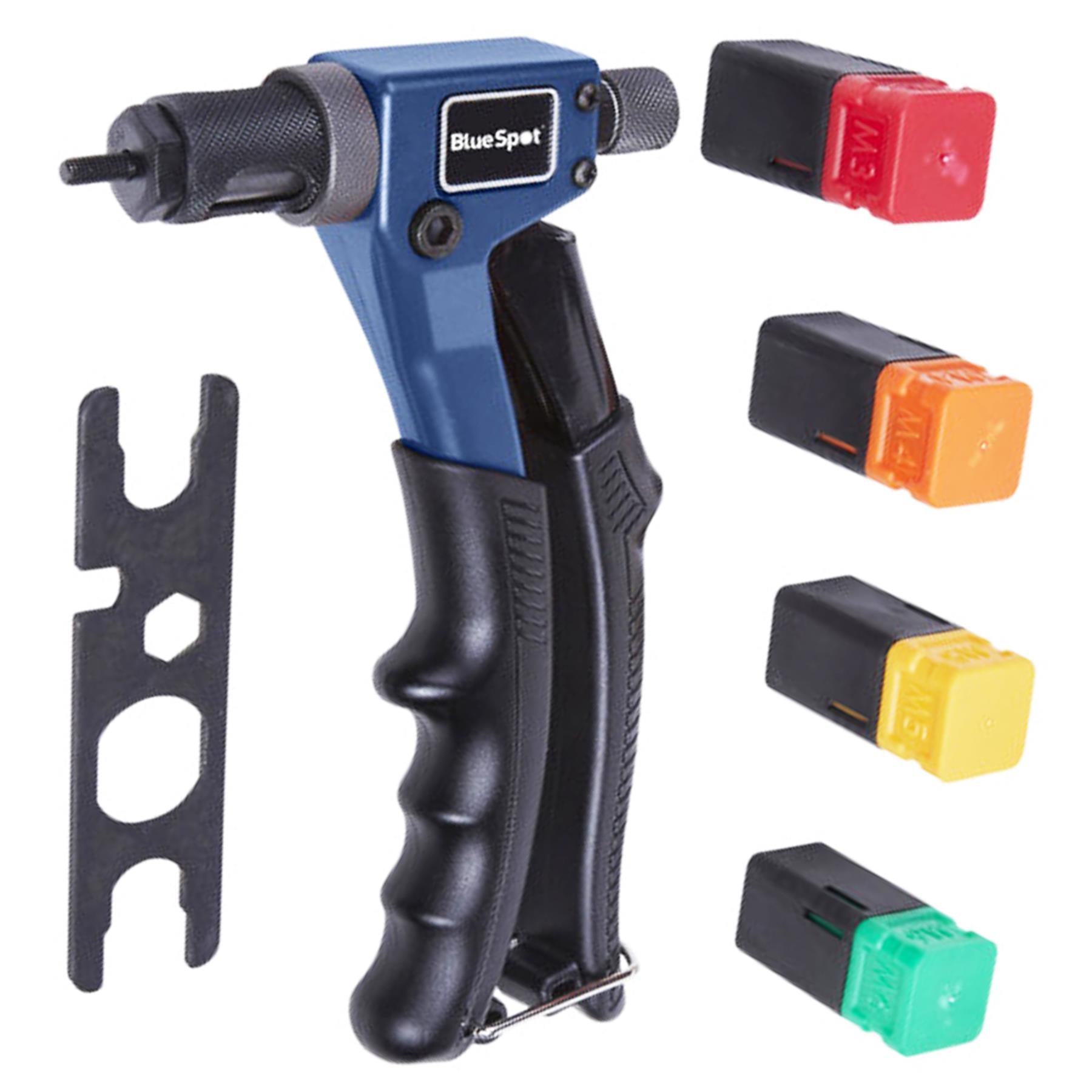 BlueSpot 8" Nut Riveter M3-M6 With Steel And Aluminium Rivet Nuts