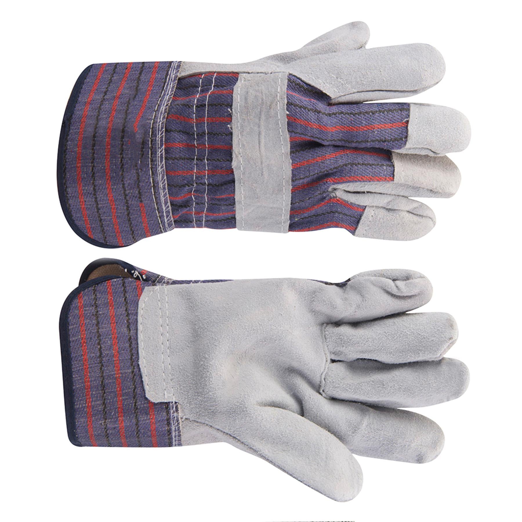 20 X Expert Rigger Gloves Chrome Leather Quality PPE Construction & General Use