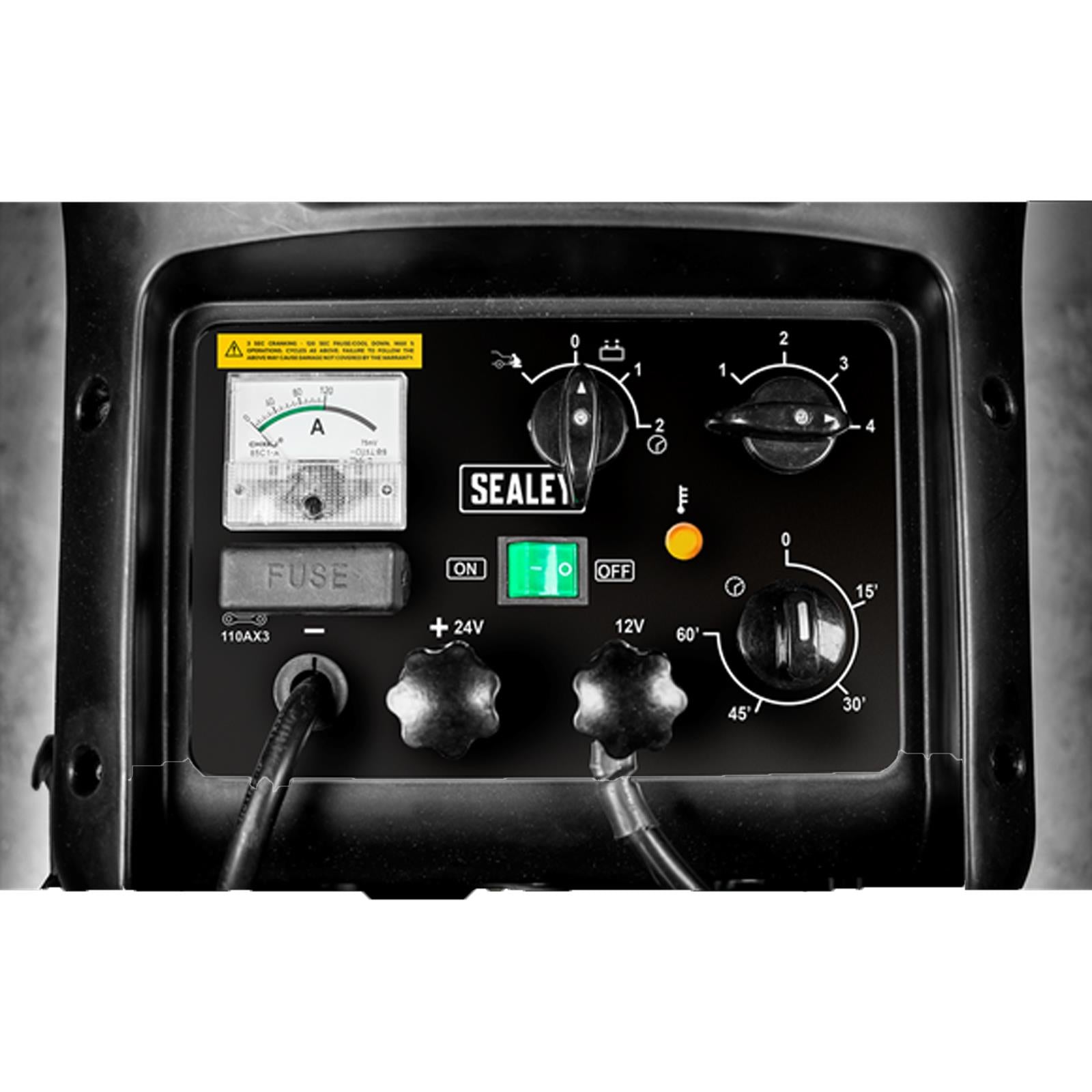 Sealey Starter/Charger 800/110A 12/24V 400V