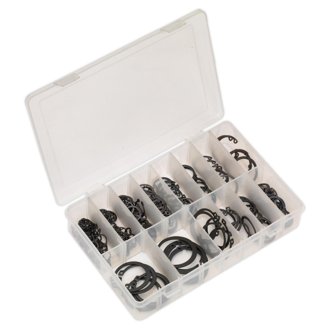 Sealey 200 Piece Circlip Set Internal & External Retaining Circlips Assortment Metric