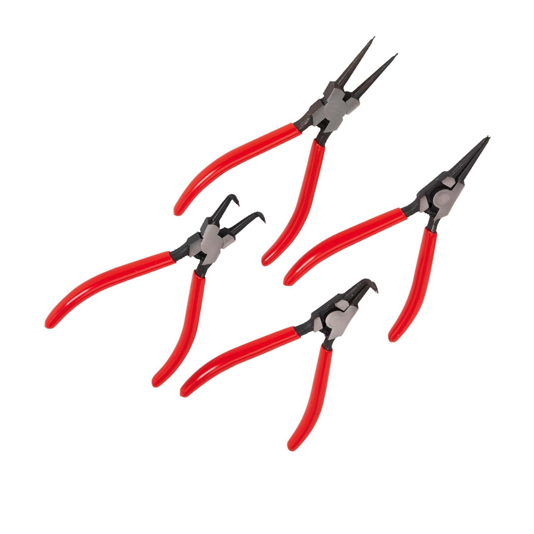 Sealey Circlip Pliers Set 4pc 180mm