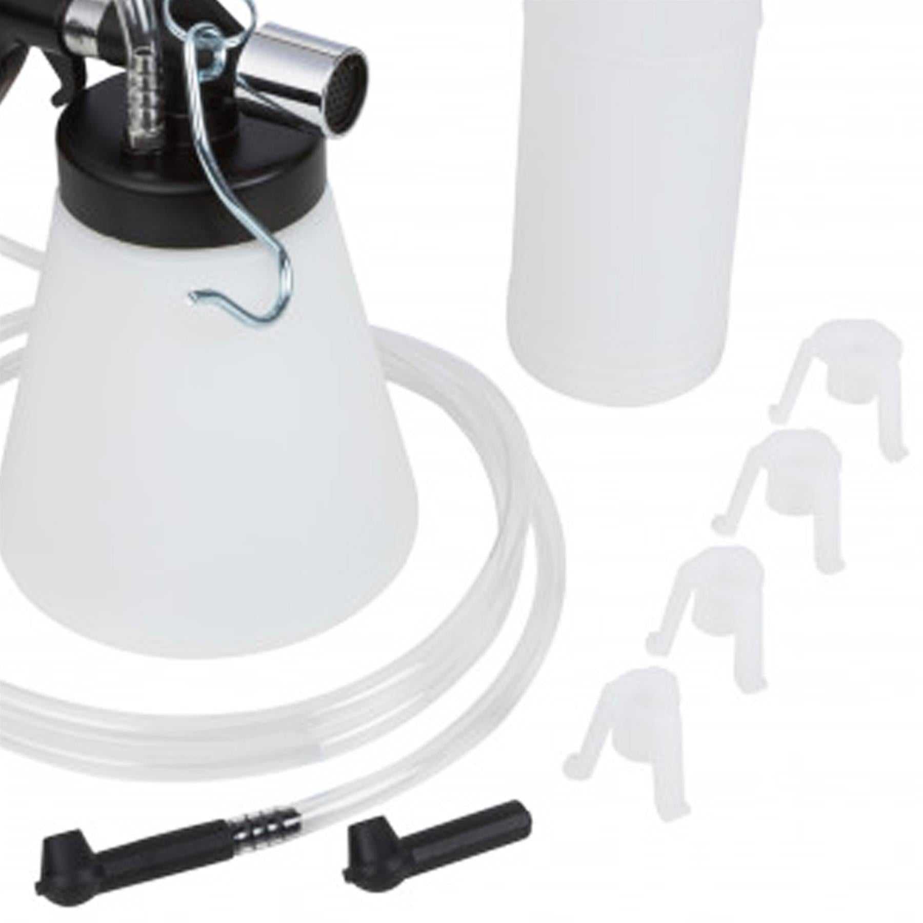 BlueSpot Air Brake Clutch Bleeder Set 1/4" BSP Vacuum Fluid Bleeding Car Van Kit
