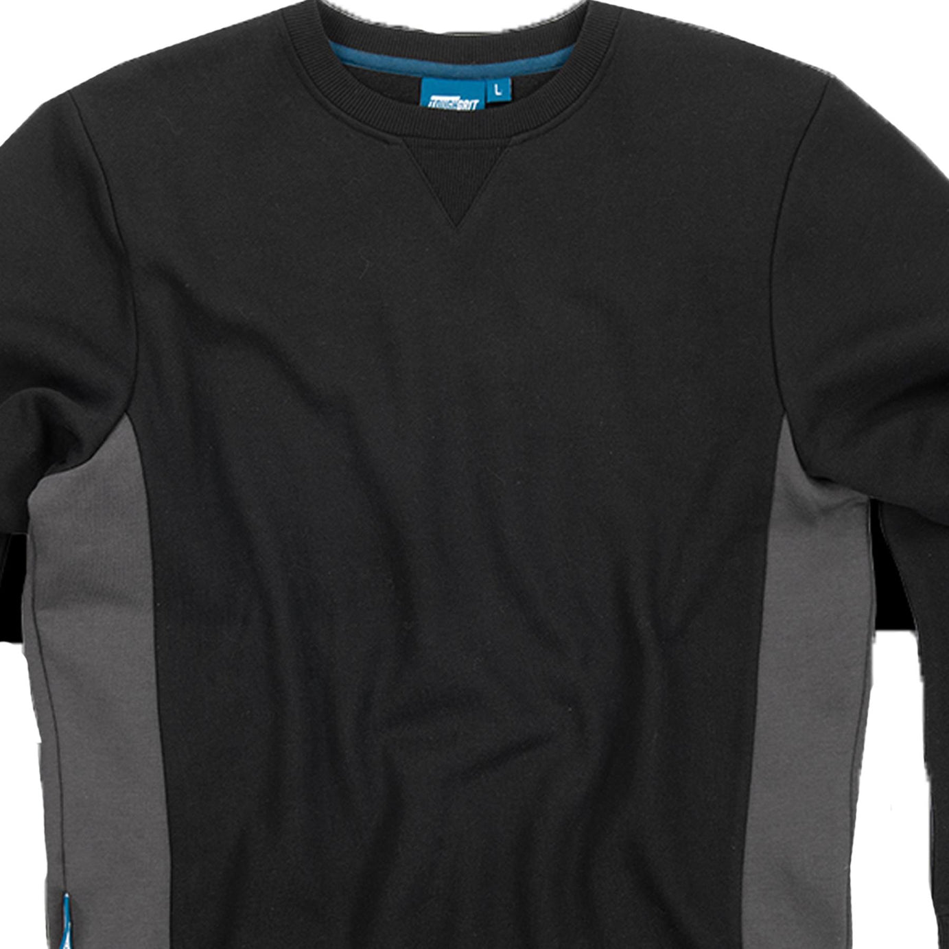 Tough Grit 2-Tone Trade Tech Windproof Sweatshirt Black/Charcoal M