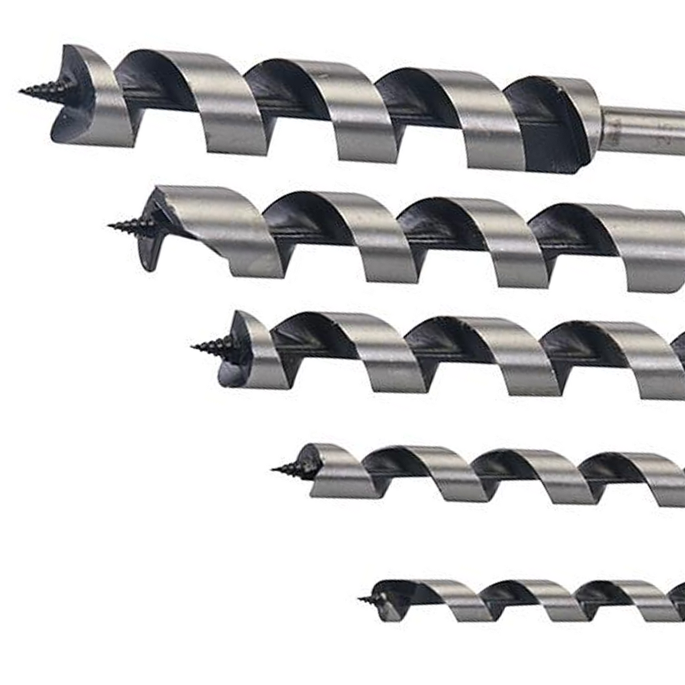 5Pce Auger Bit 10- 25mm Hand Tools Holes Cutting Hex Shank Drill New