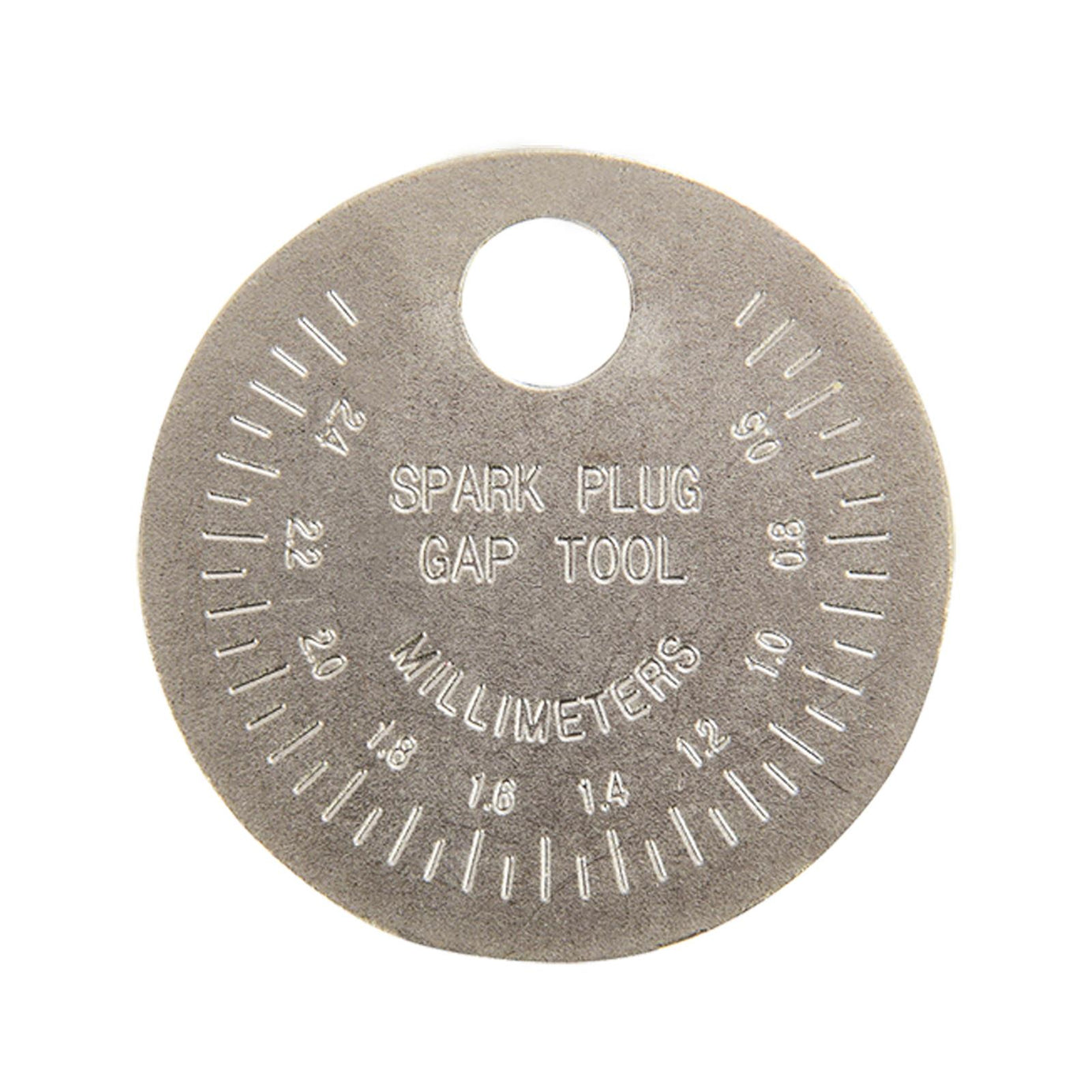 Spark Plug Gap Setting Tool & Brass Wire Cleaning Brush Feeler Gauge Solid Steel