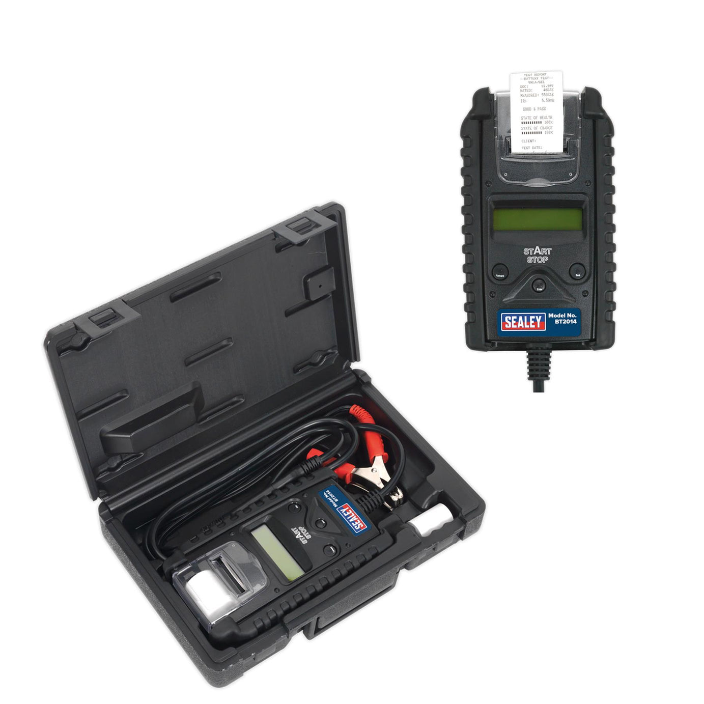 Sealey Digital Start/Stop Battery & Alternator Tester with Printer