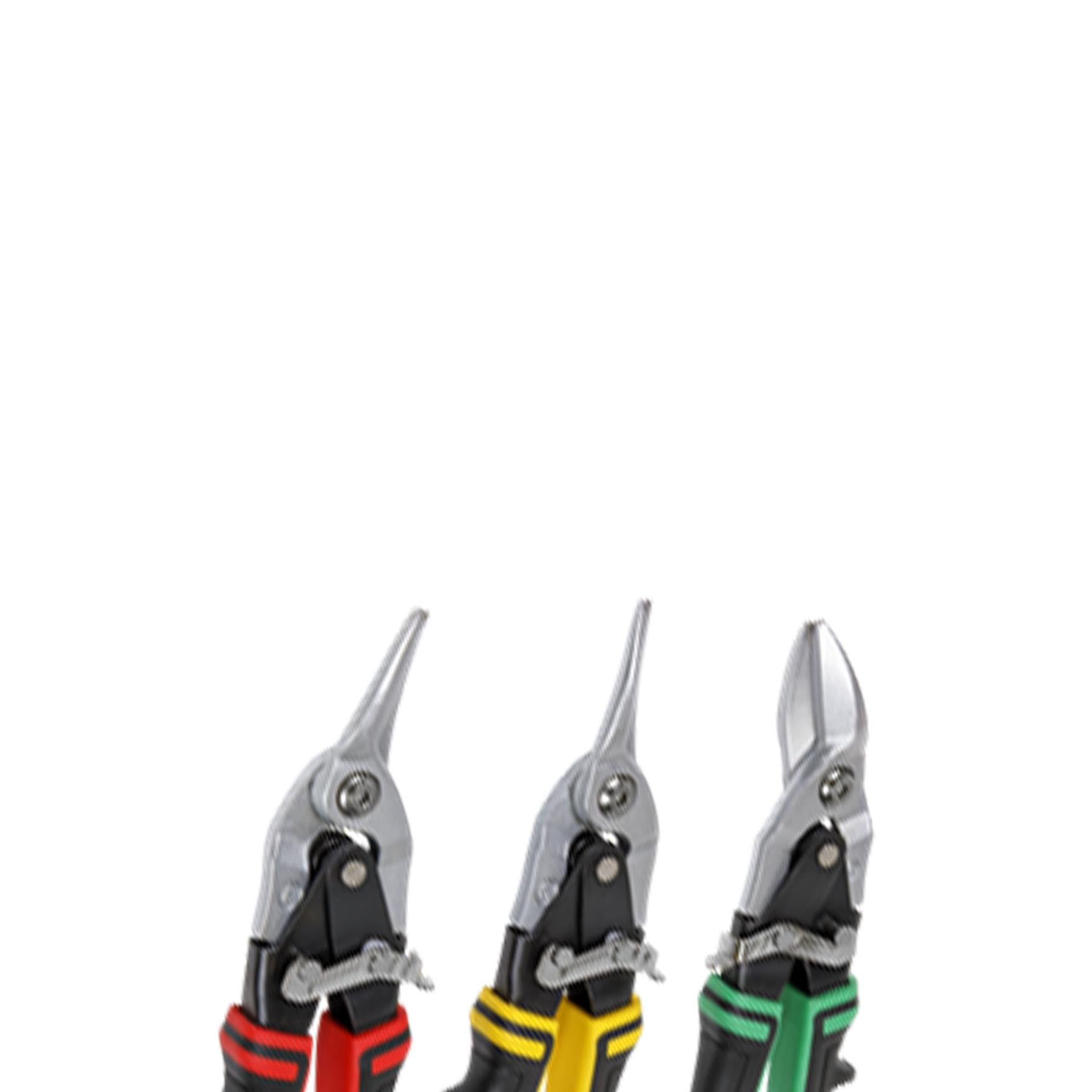 Sealey High Leverage Aviation Tin Snip Set 3pc