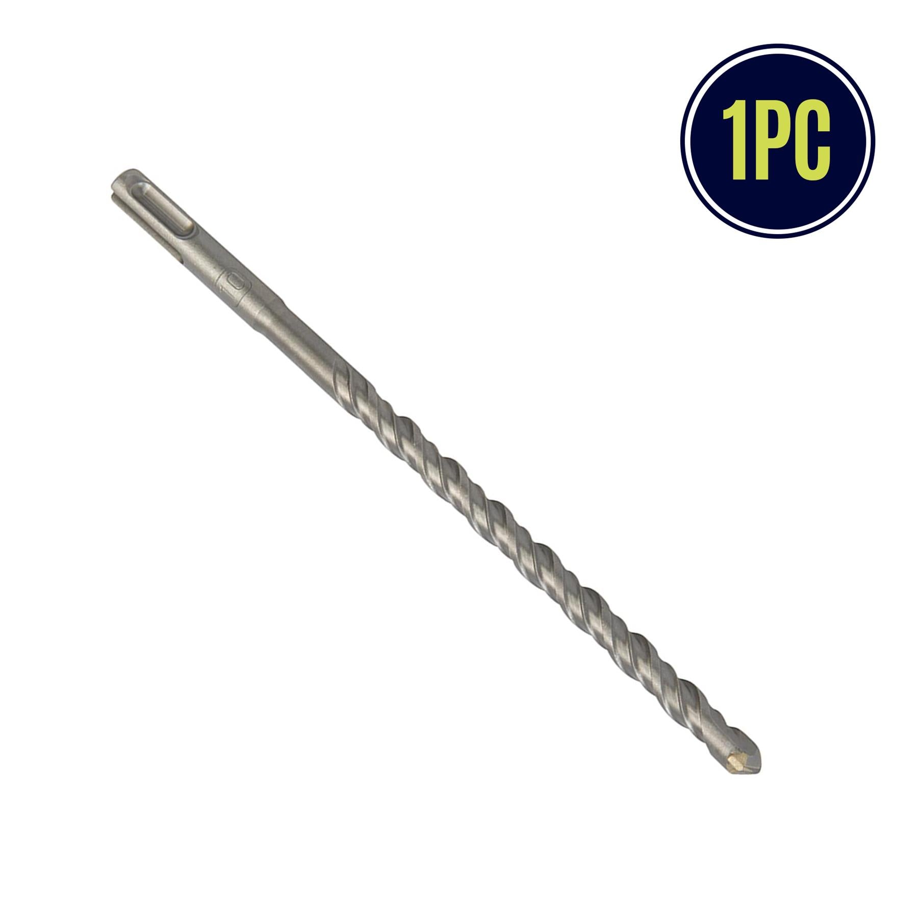 SDS+ PLUS MASONRY DRILL BIT 10 x 210mm, TUNGSTEN CARBIDE TIP, FOR STONE CONCRETE BRICK