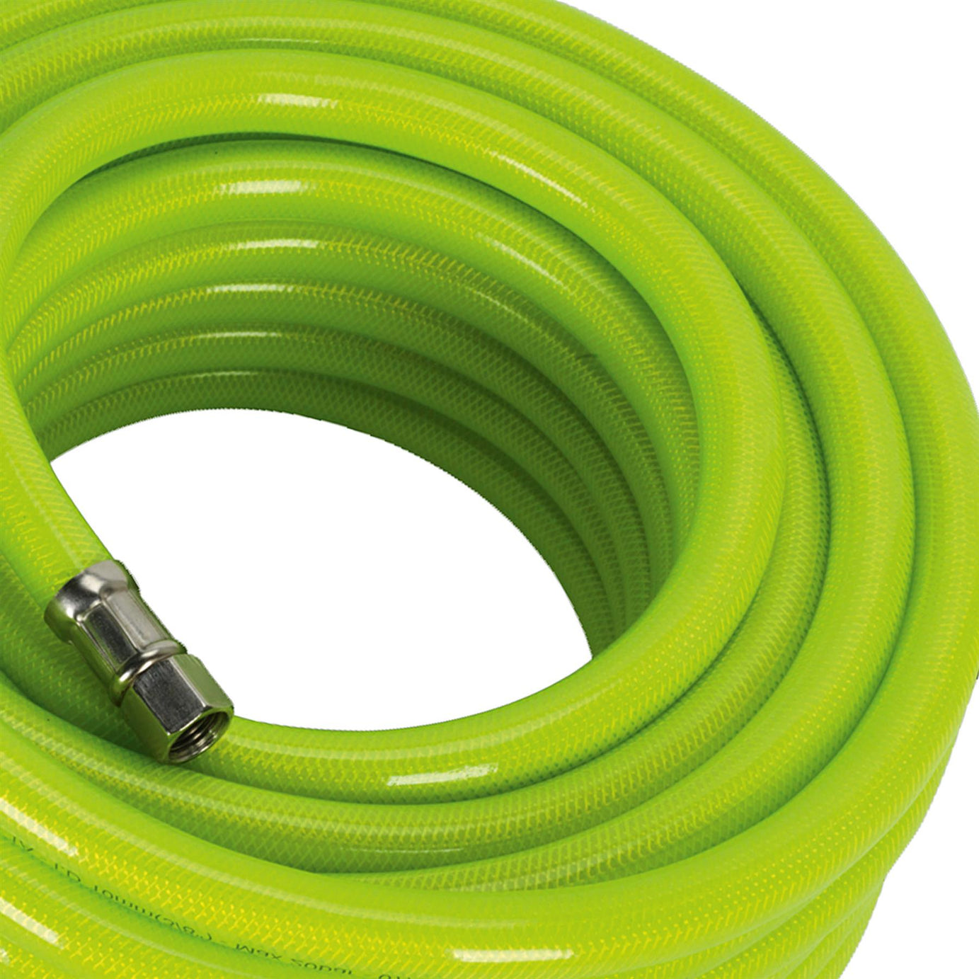 Sealey Air Hose High-Visibility 15m x 10mm with 1/4"BSP Unions