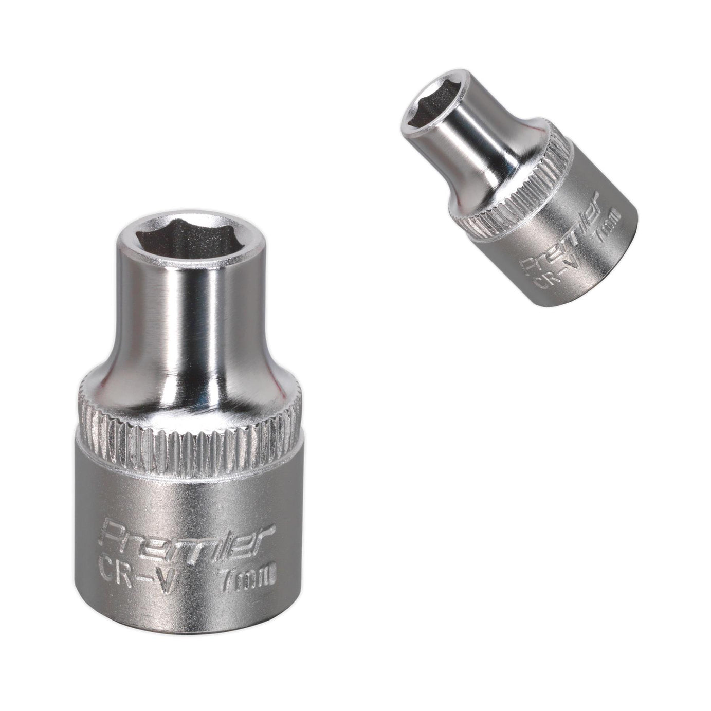 Sealey WallDrive Socket 7mm 3/8"Sq Drive Chrome Vanadium Steel