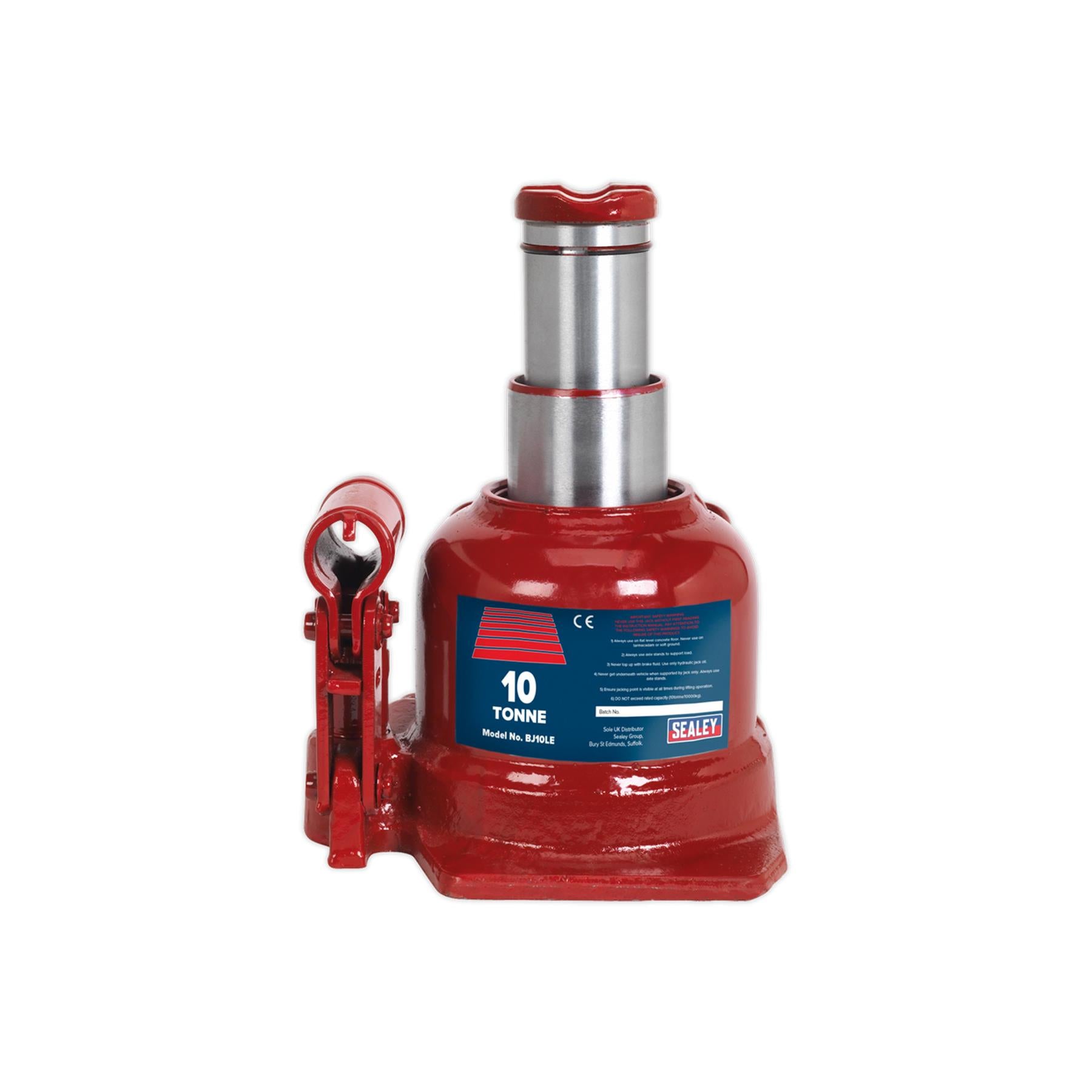 Sealey Bottle Jack 10tonne Low Entry Telescopic